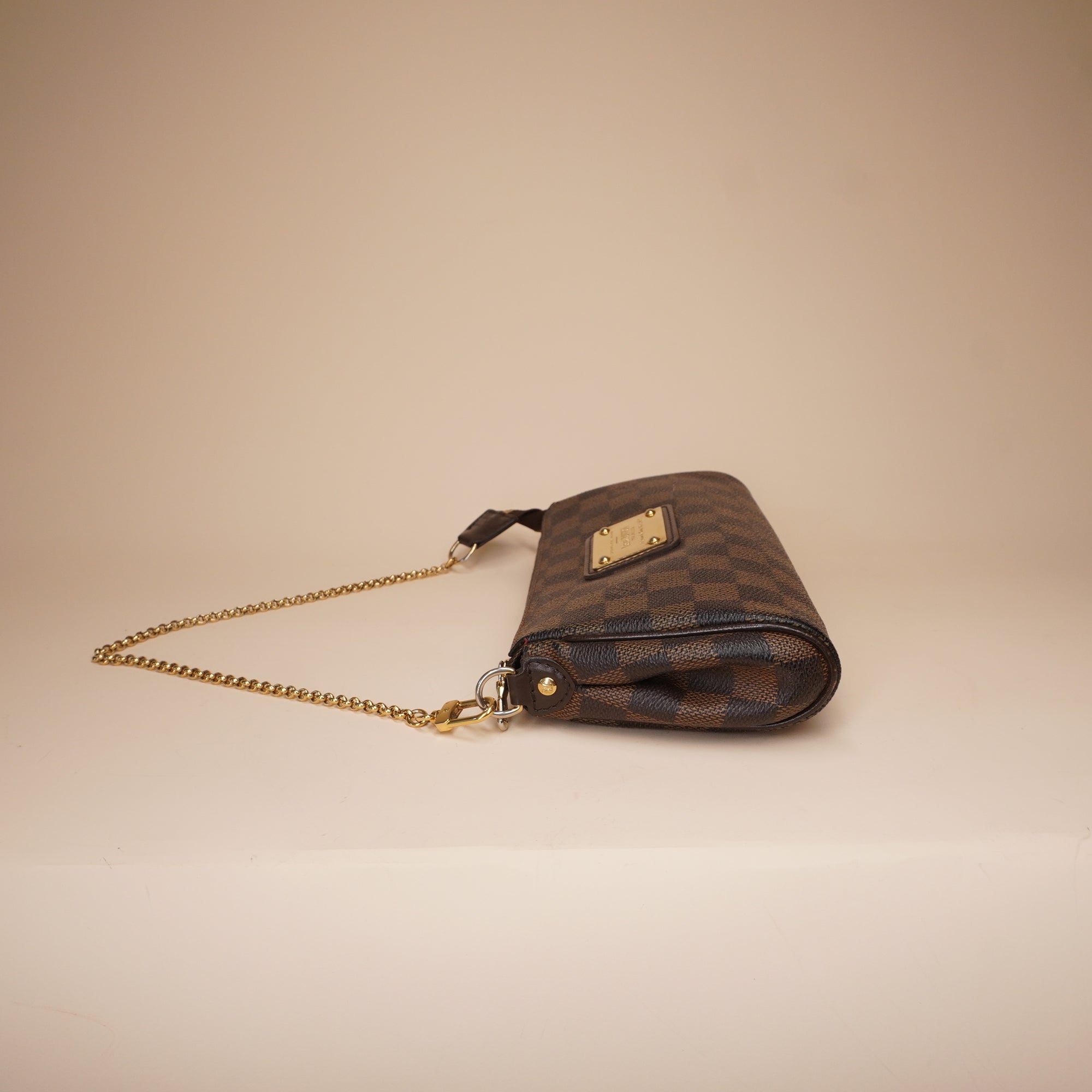 PRE-OWNED LV Damier Ebene Canvas Eva Shoulder Bag