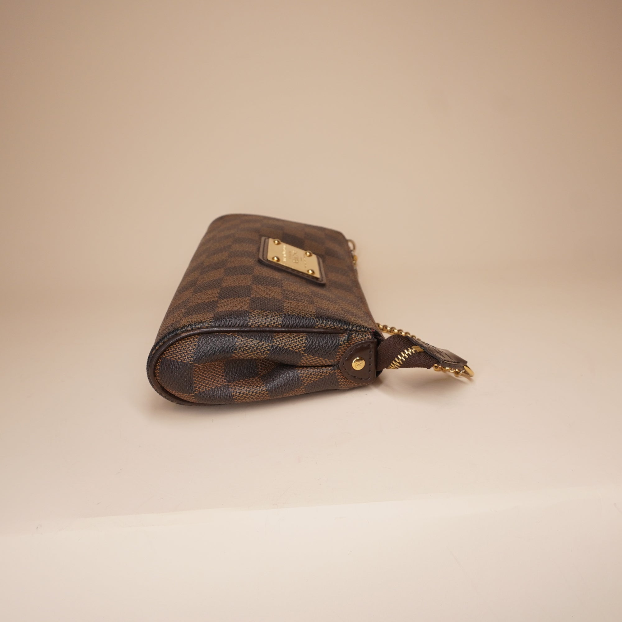 PRE-OWNED LV Damier Ebene Canvas Eva Shoulder Bag