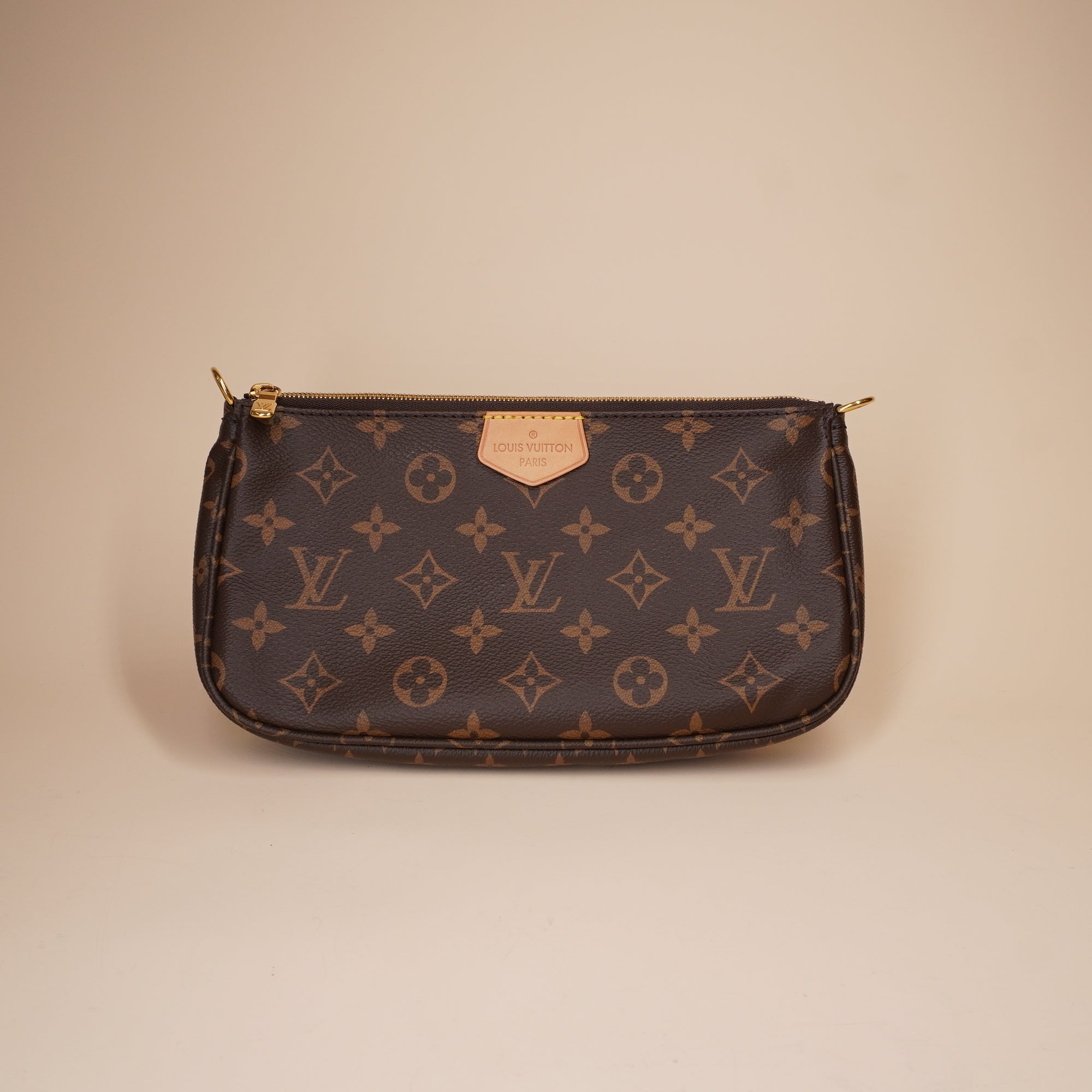 PRE-OWNED LV Monogram Canvas Multipochette Crossbody Bag