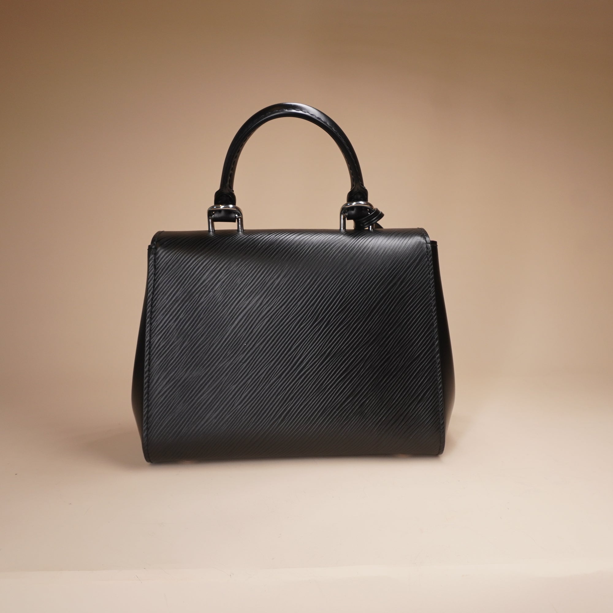 PRE-OWNED LV Epi Leather Black Cluny Mini Black