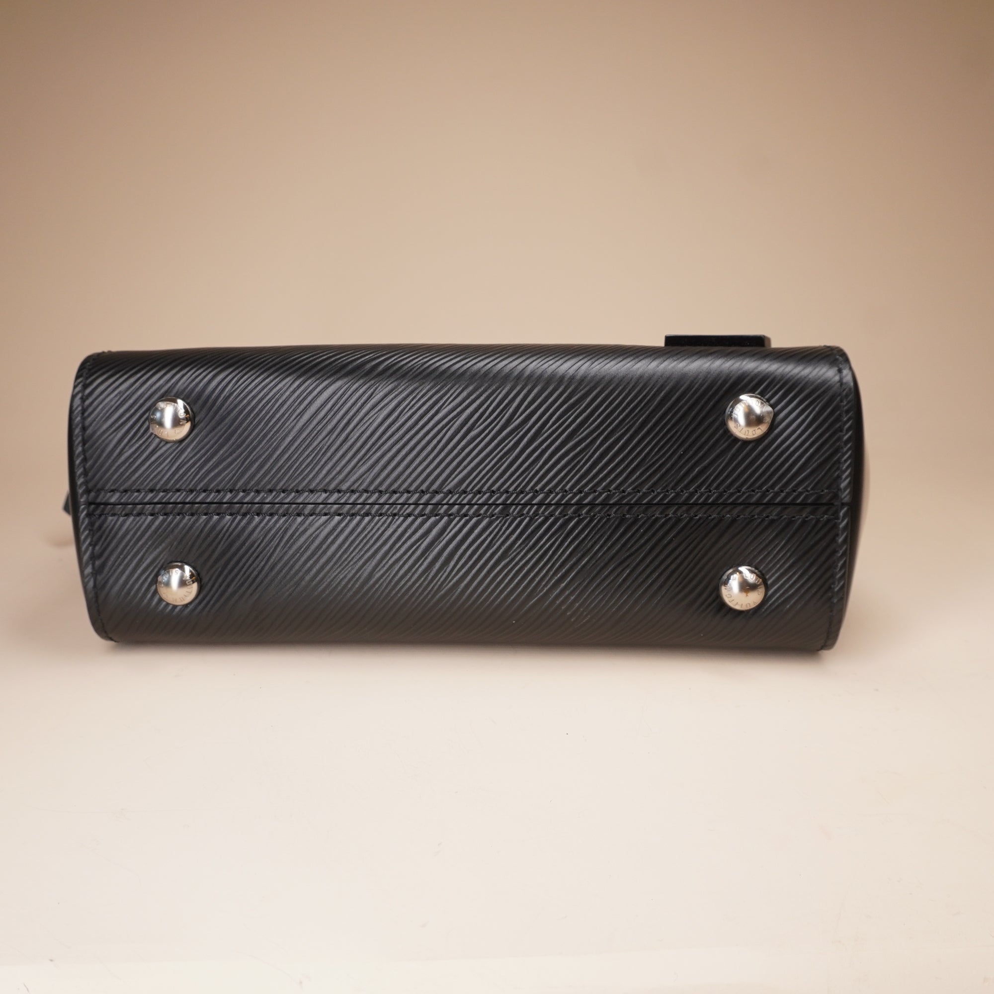 PRE-OWNED LV Epi Leather Black Cluny Mini Black