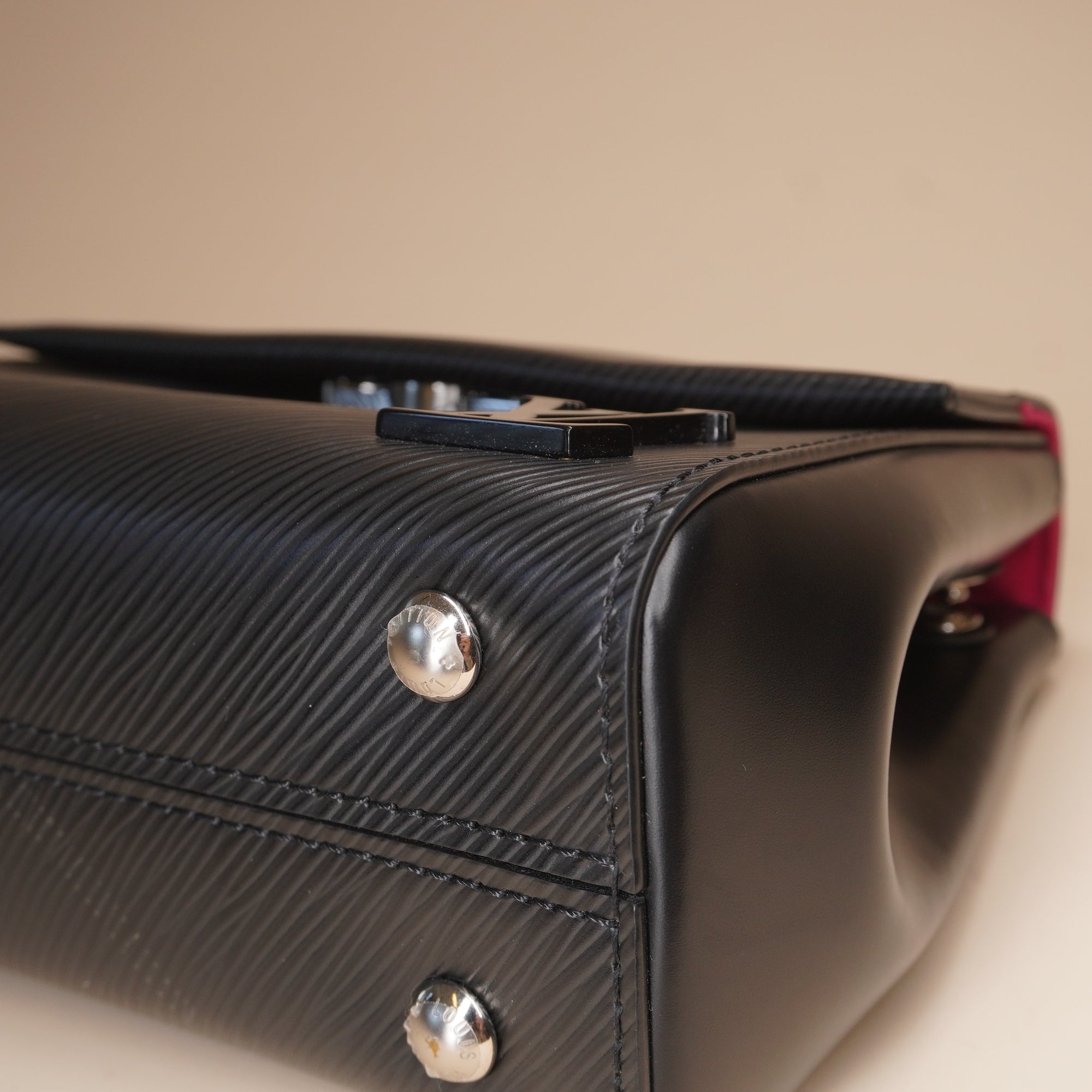 PRE-OWNED LV Epi Leather Black Cluny Mini Black