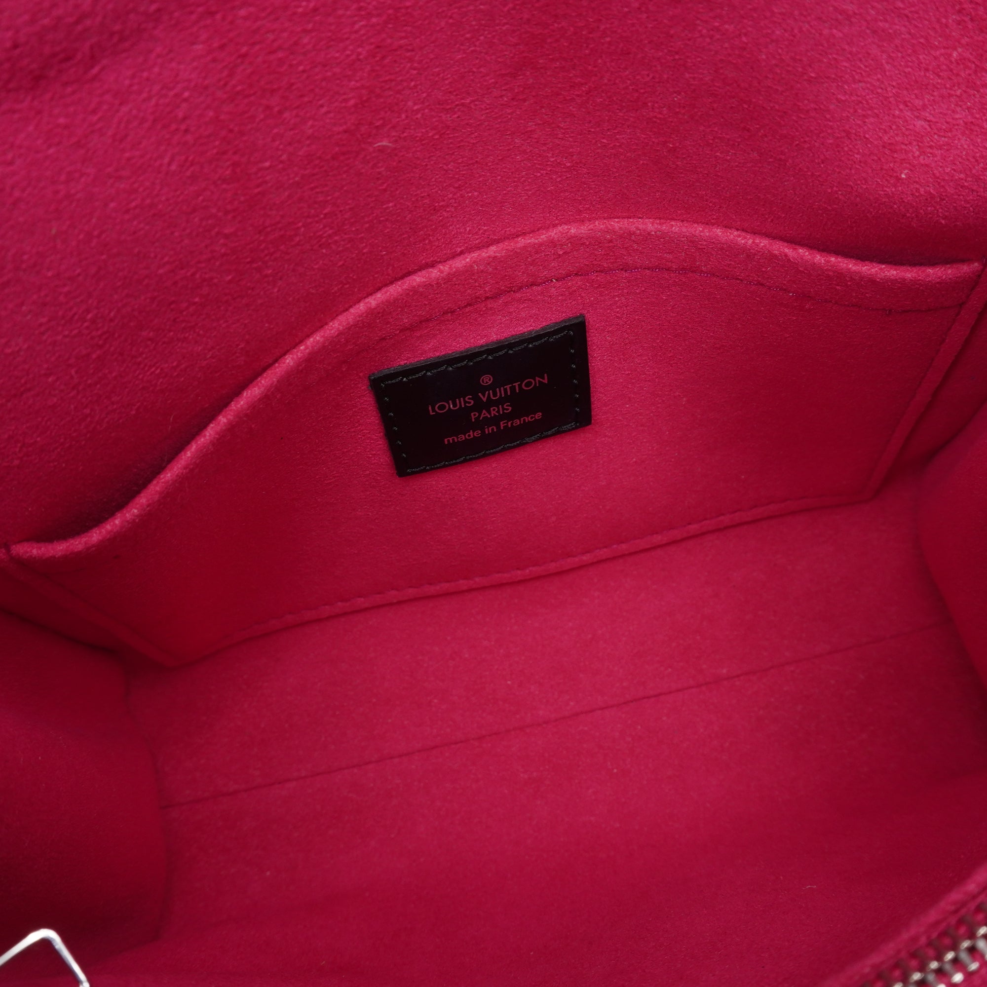 PRE-OWNED LV Epi Leather Black Cluny Mini Black