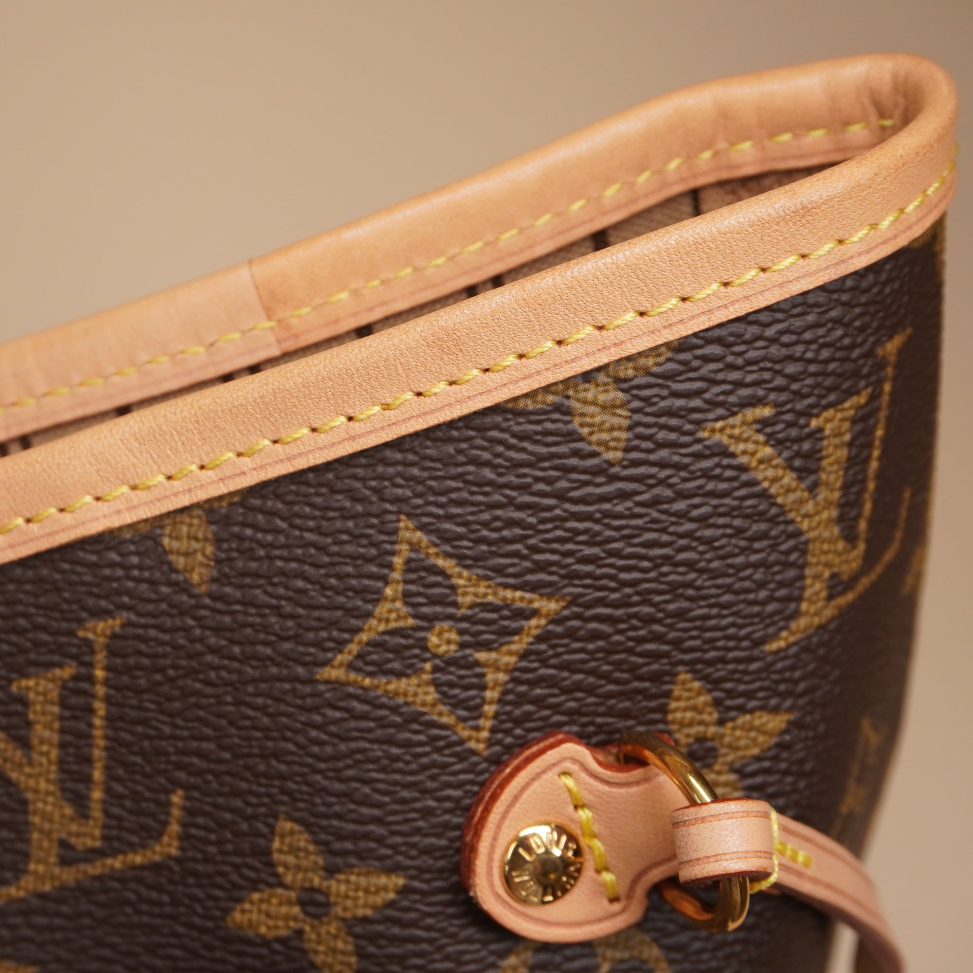 PRE-OWNED LV Monogram Canvas Neverfull MM Shoulder Bag