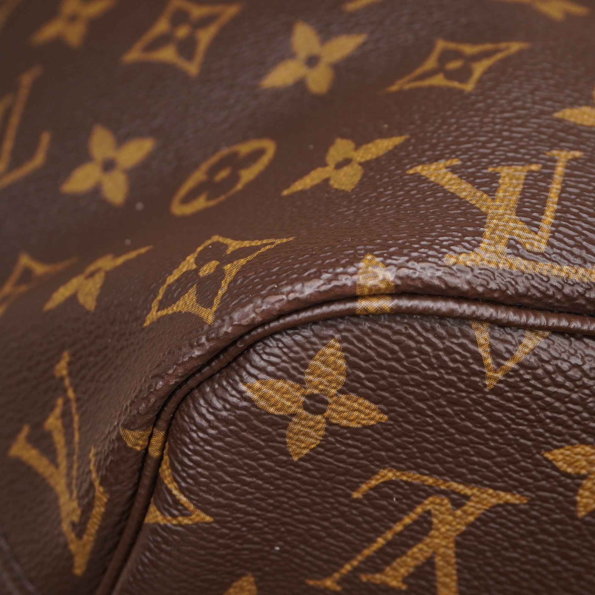 PRE-OWNED LV Monogram Canvas Neverfull MM Shoulder Bag