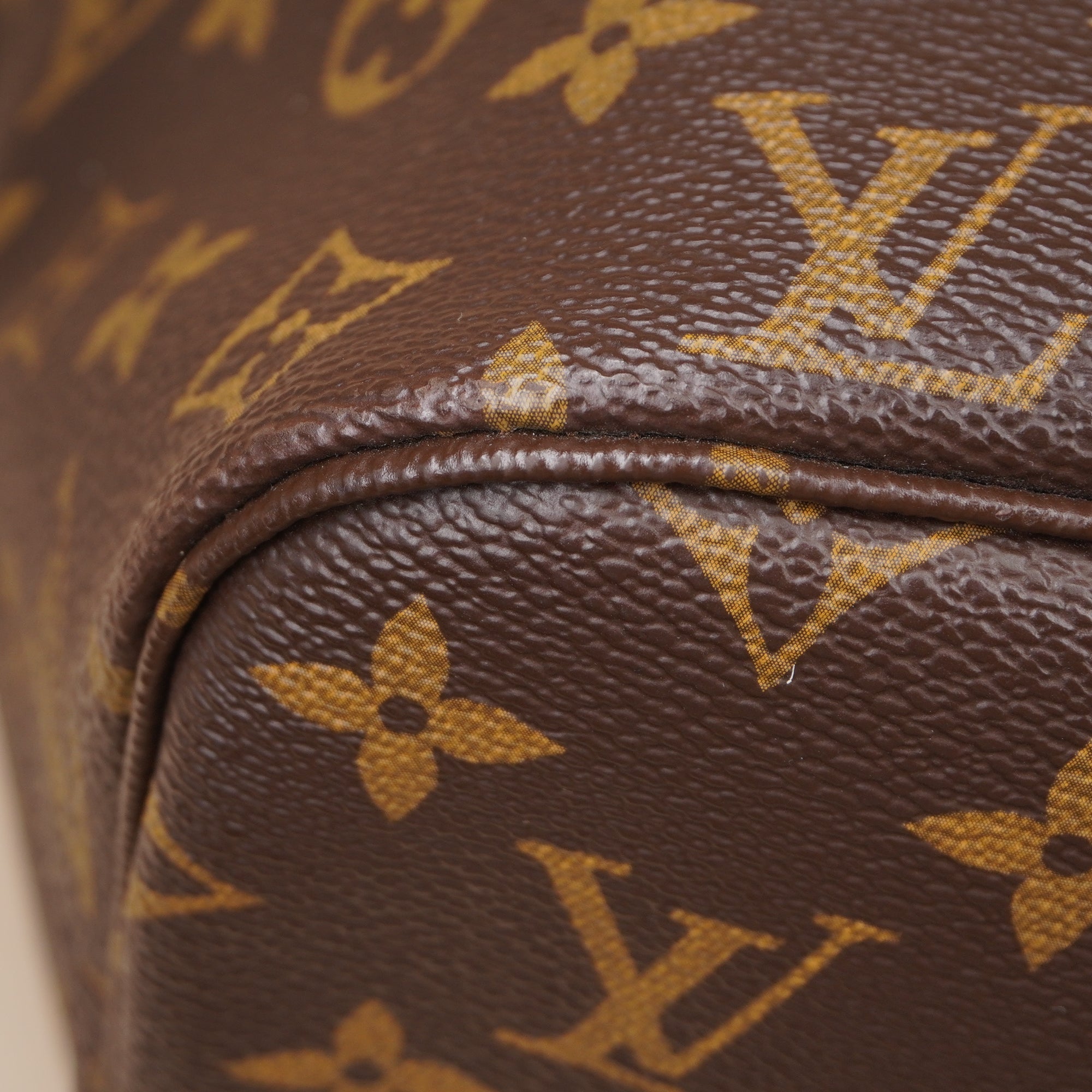 PRE-OWNED LV Monogram Canvas Neverfull MM Shoulder Bag