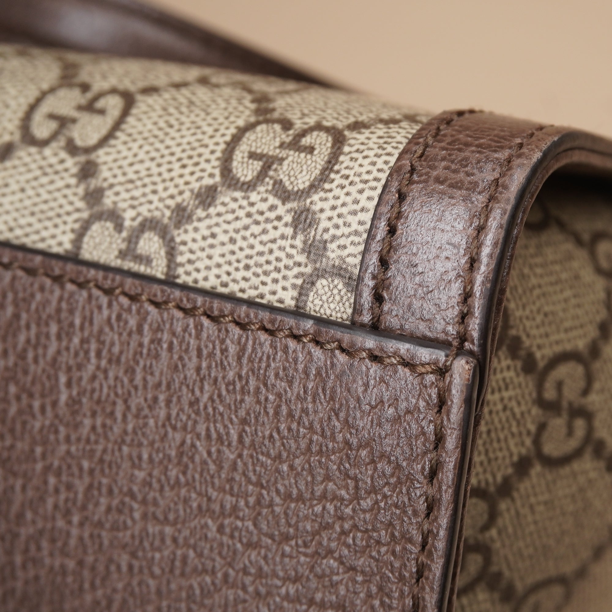PRE-OWNED GG Ophidia Supreme Canvas Small Tote Bag