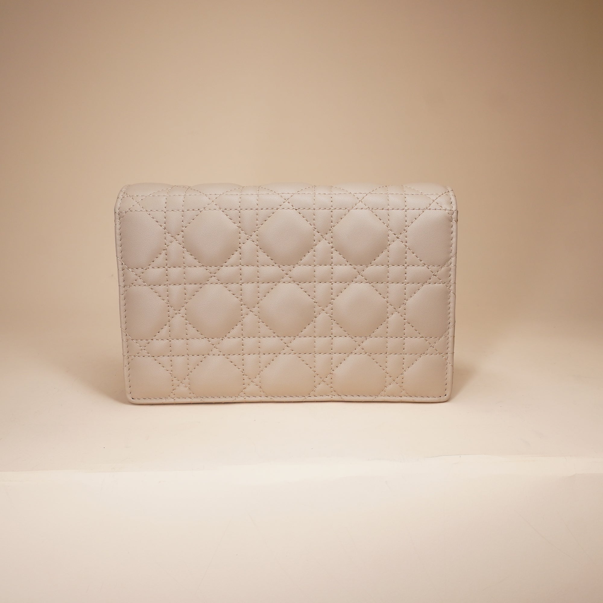 PRE-OWNED Lambskin Chain Pouch or Shoulder Bag