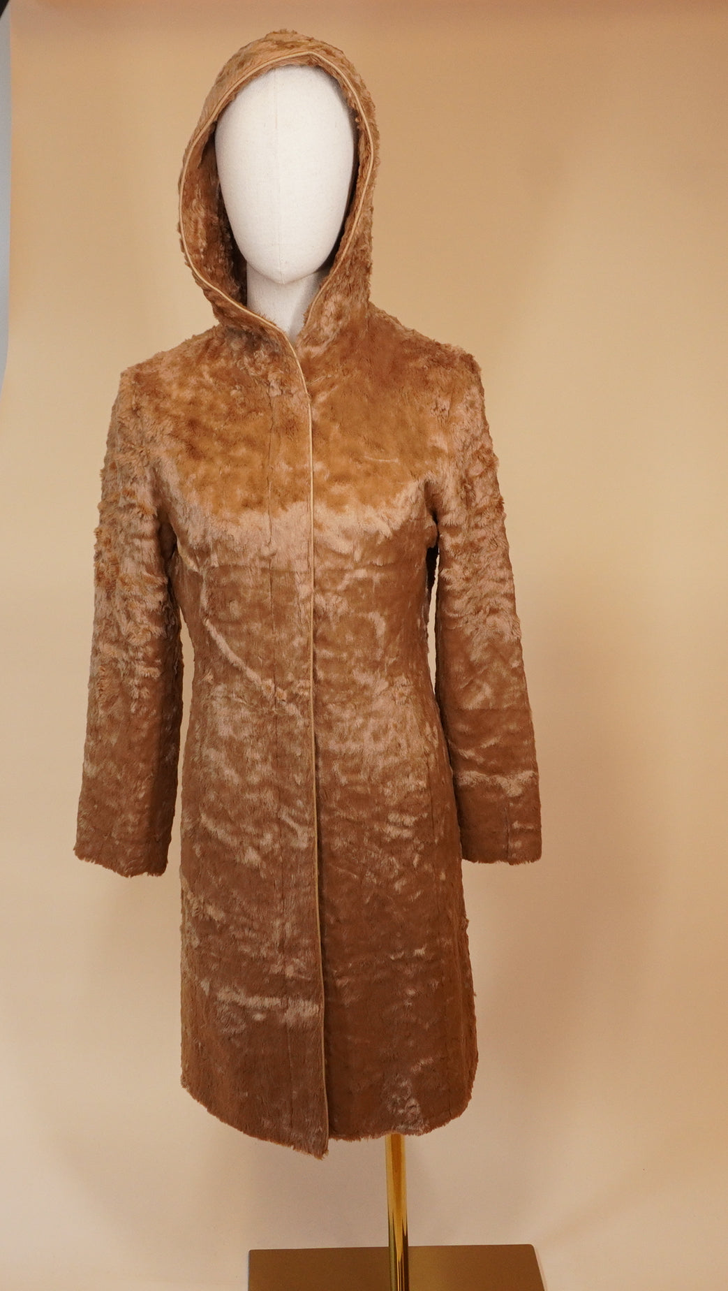 PRE-OWNED Prorsum Hooded Shearling Coat SIZE S