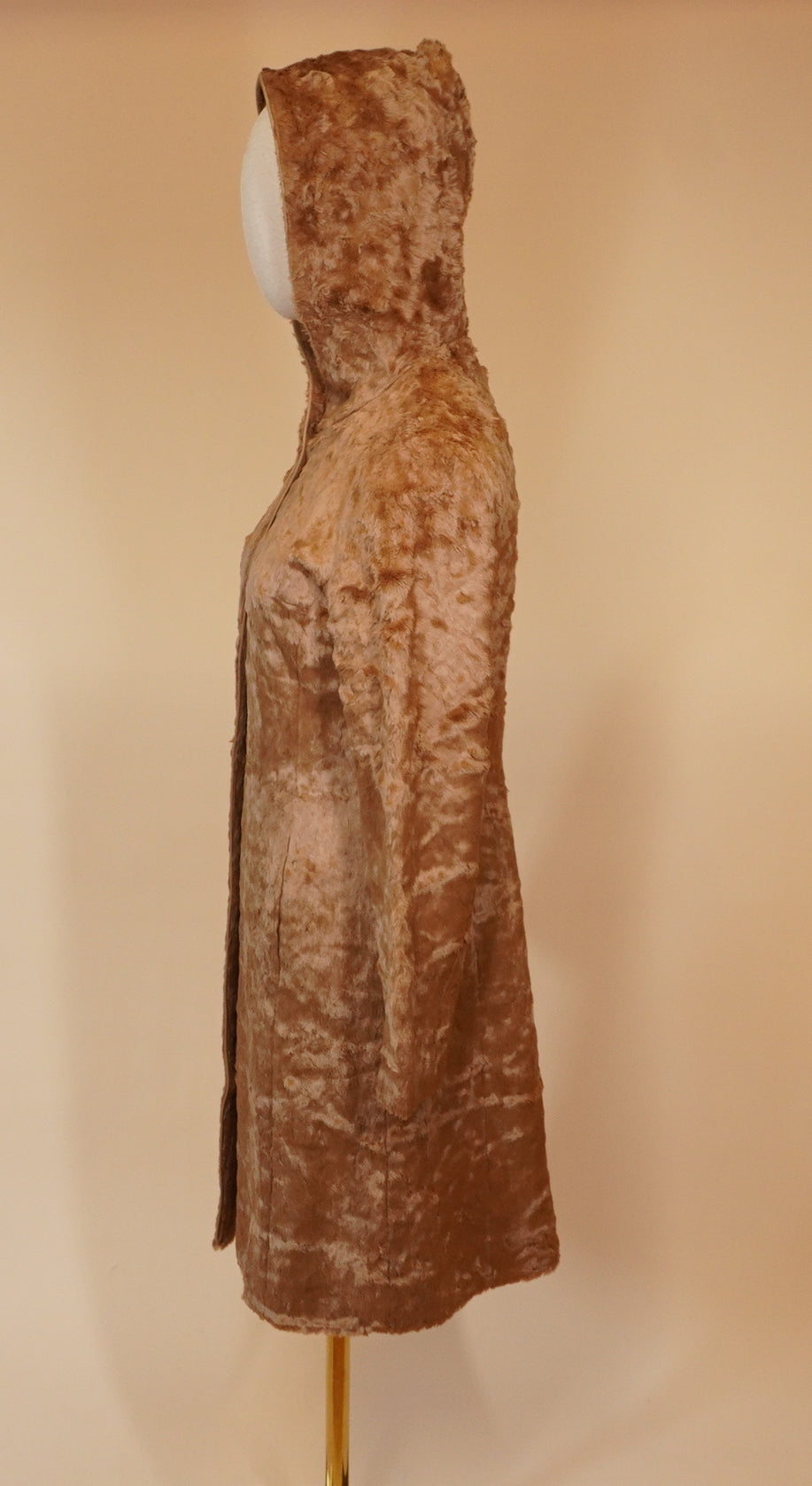 PRE-OWNED Prorsum Hooded Shearling Coat SIZE S