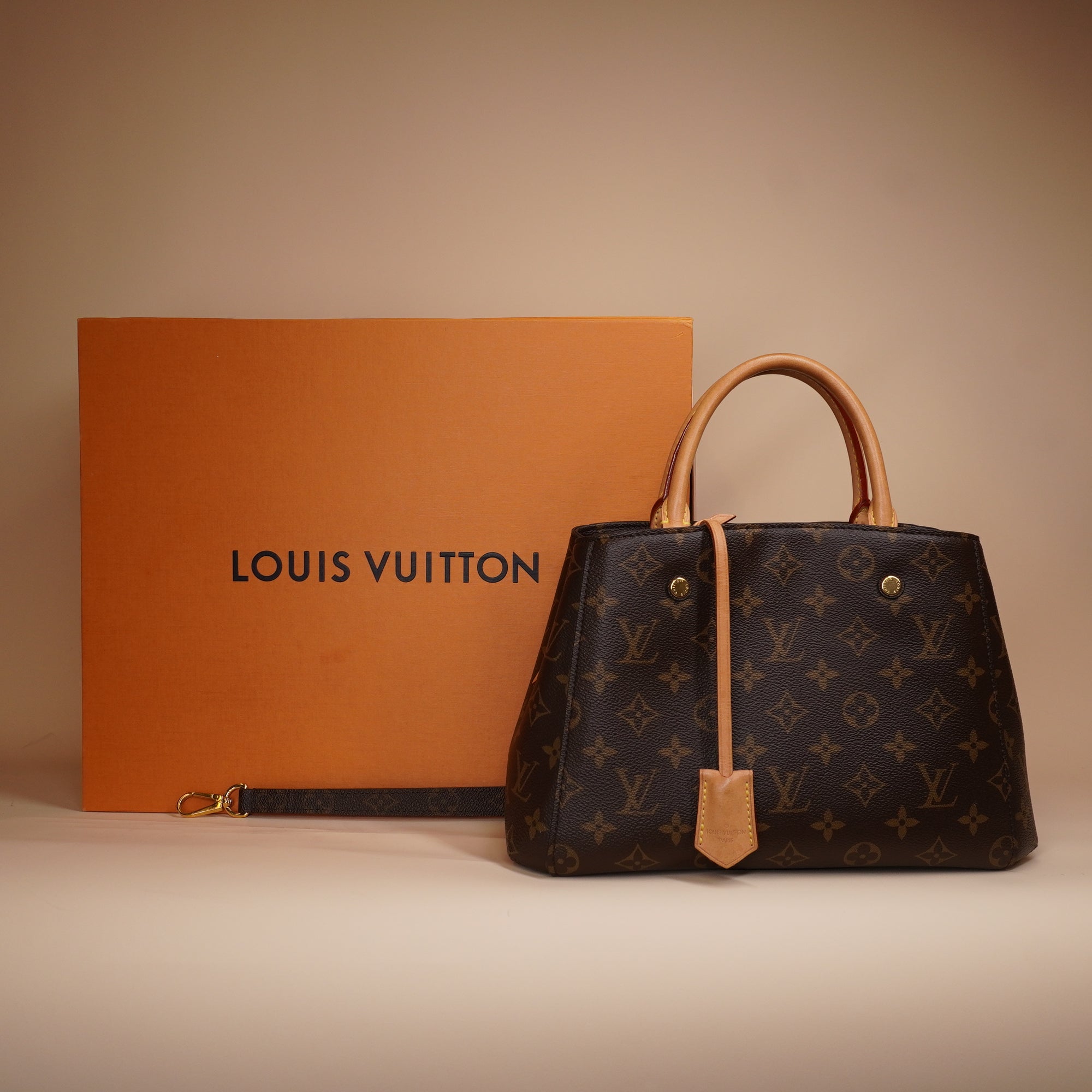 PRE-OWNED LV Monogram Canvas Montaigne MM Bag