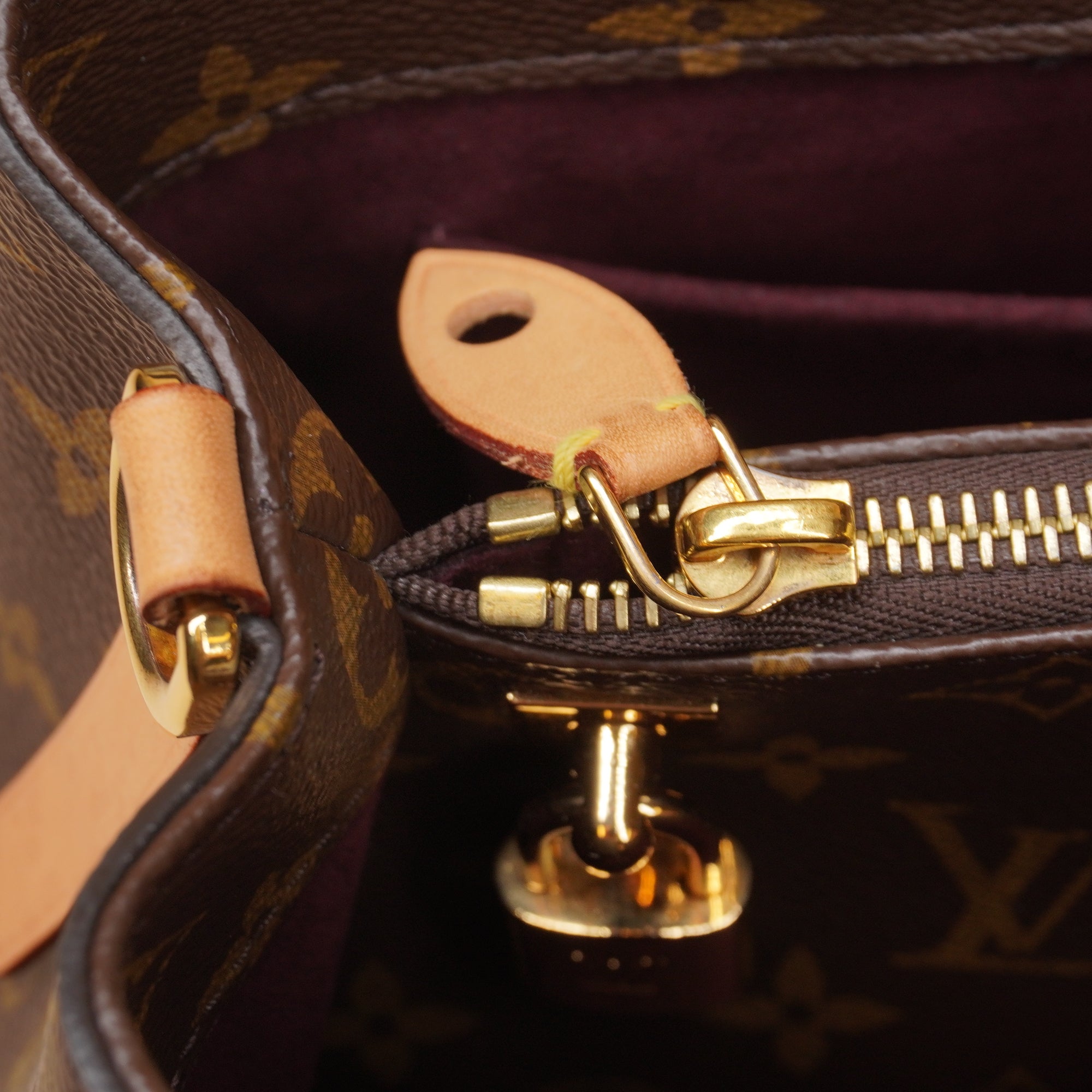 PRE-OWNED LV Monogram Canvas Montaigne MM Bag