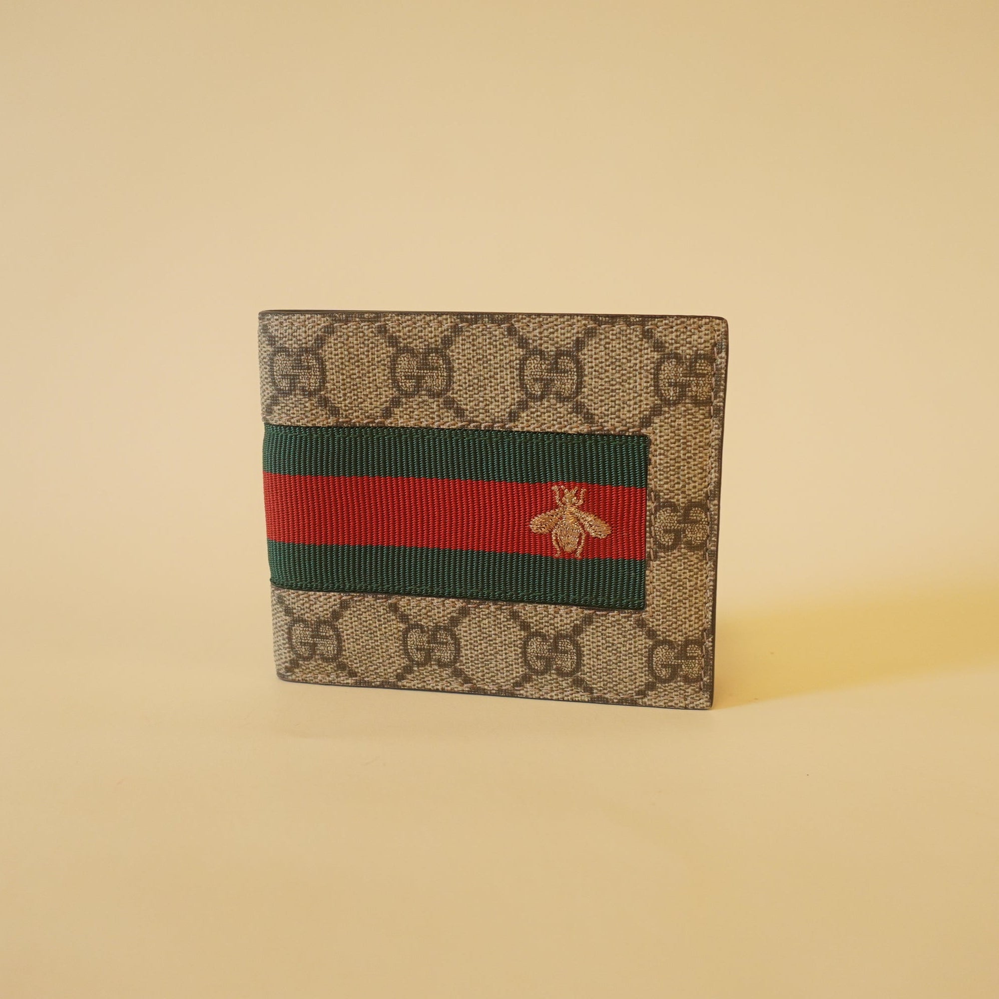 PRE-OWNED Ophidia GG Coated Canvas Wallet