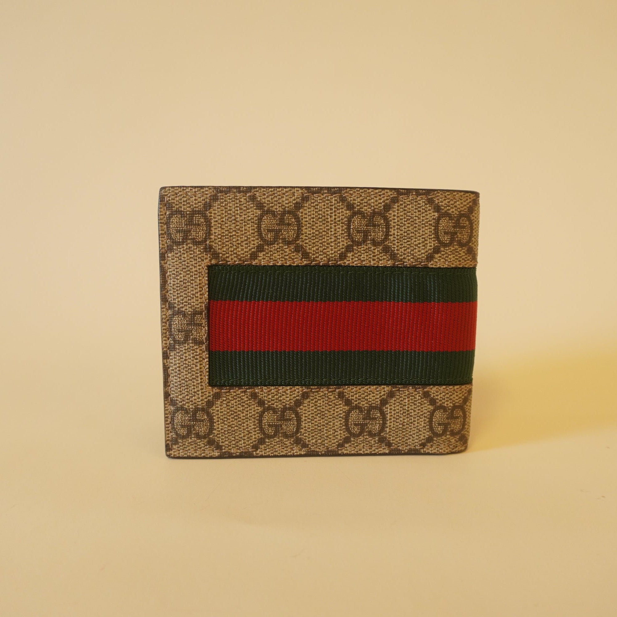 PRE-OWNED Ophidia GG Coated Canvas Wallet
