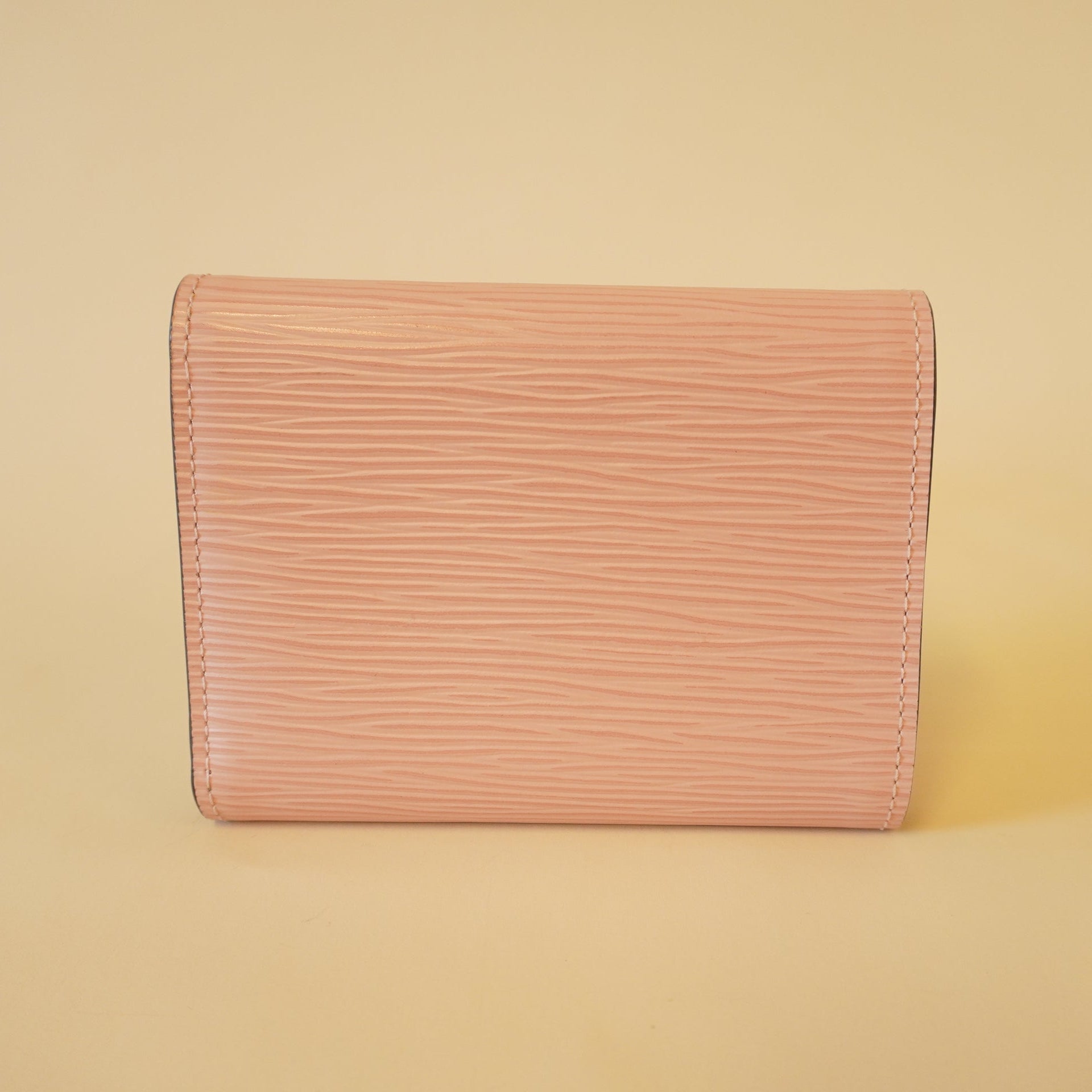 PRE-OWNED LV Rose Ballerine Epi Leather Victorine Wallet