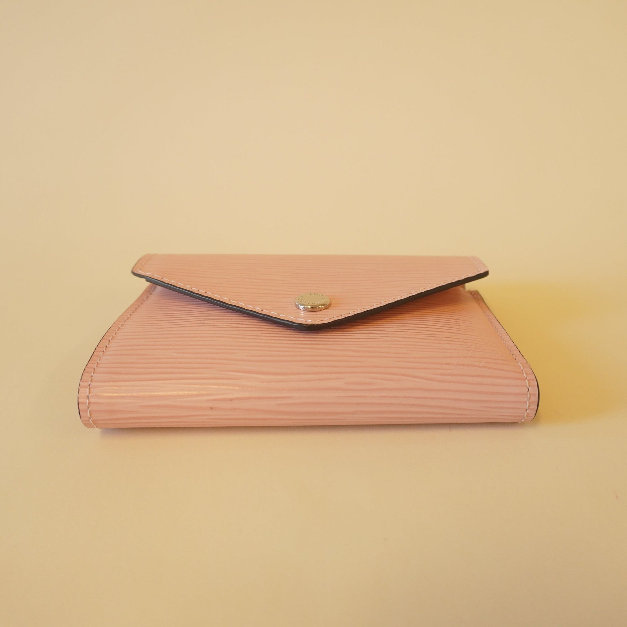 PRE-OWNED LV Rose Ballerine Epi Leather Victorine Wallet