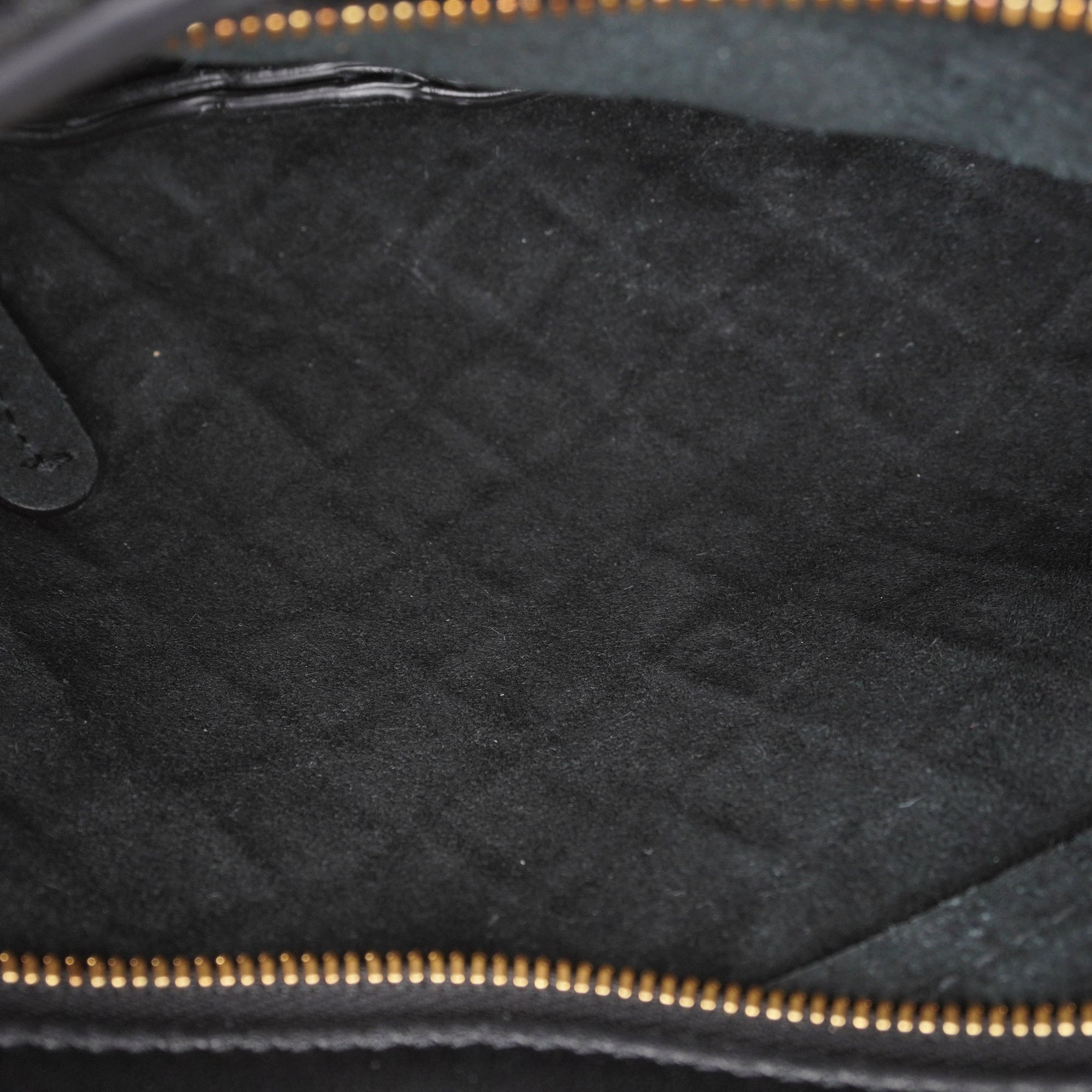 PRE-OWNED Solstice Mini Navy Blue Leather Bag