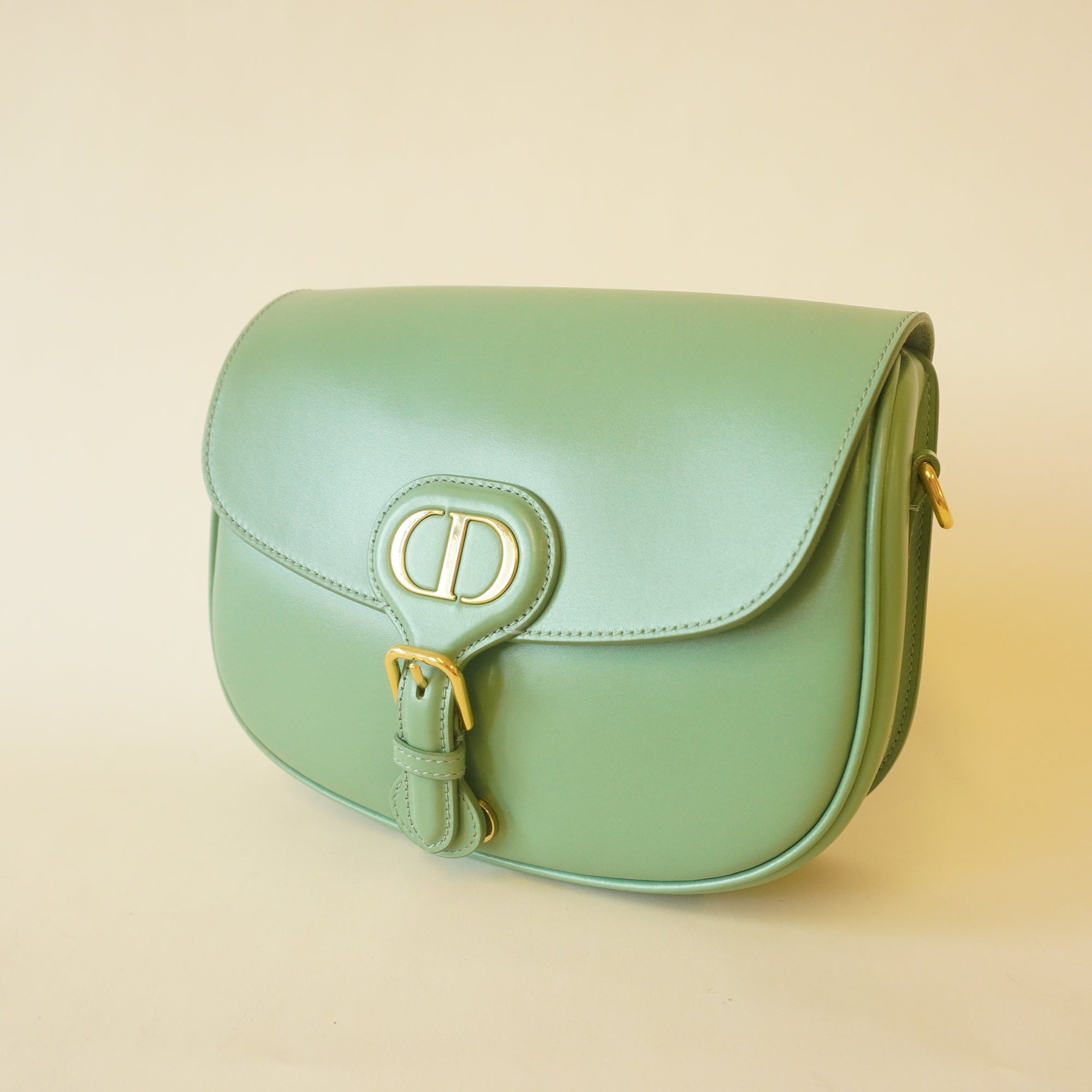 PRE-OWNED Bobby Acqua Calfskin CrossBody Bag