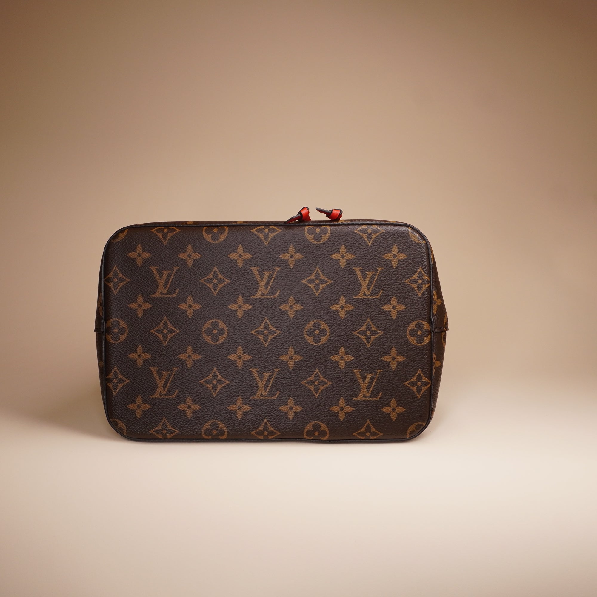 PRE-OWNED LV Coquelicot Monogram Canvas Neonoe Bag