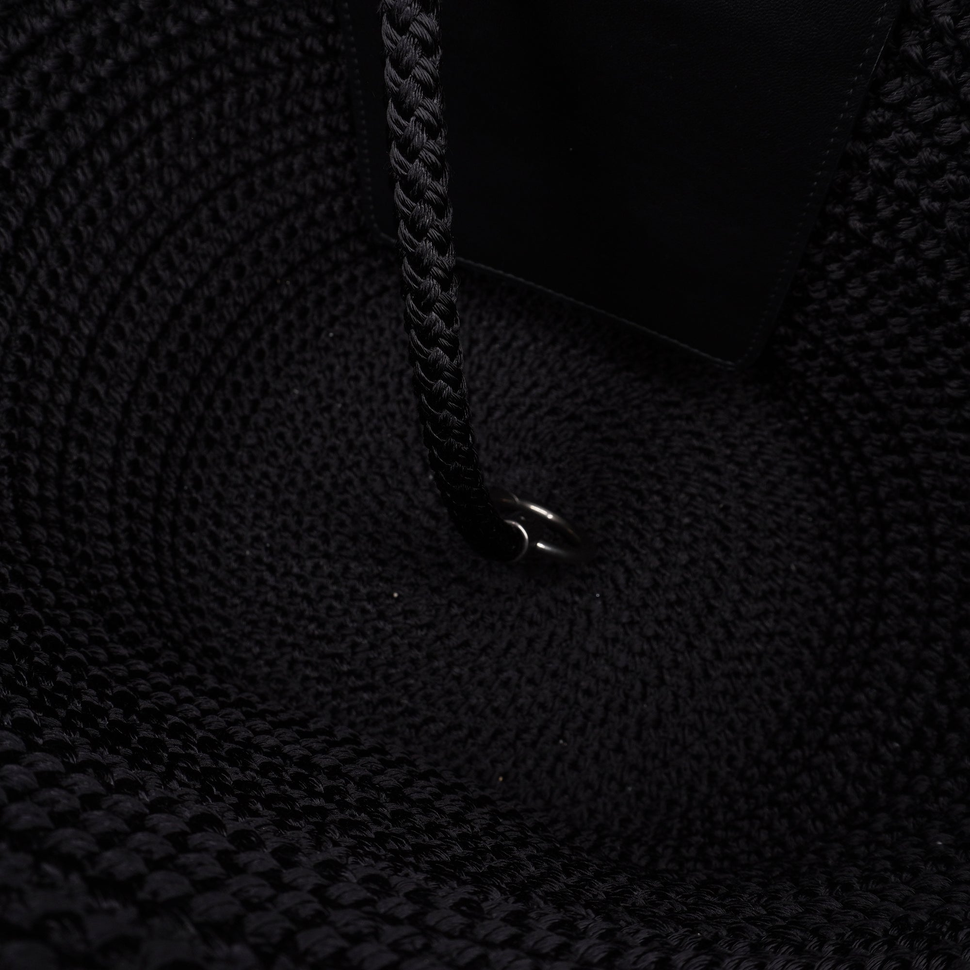 PRE-OWNED Small Black Ibiza Basket Bag 