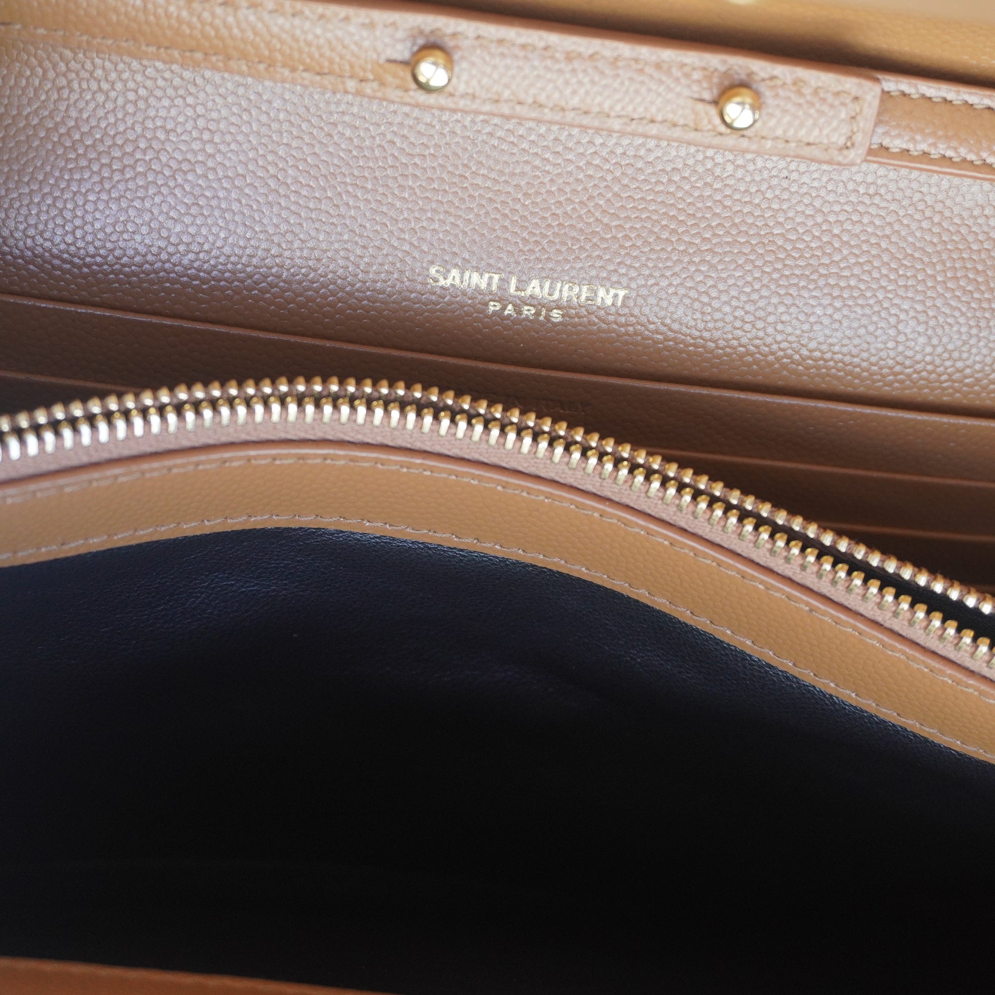 PRE-OWNED  Loulou Brown Calfskin Shoulder Bag