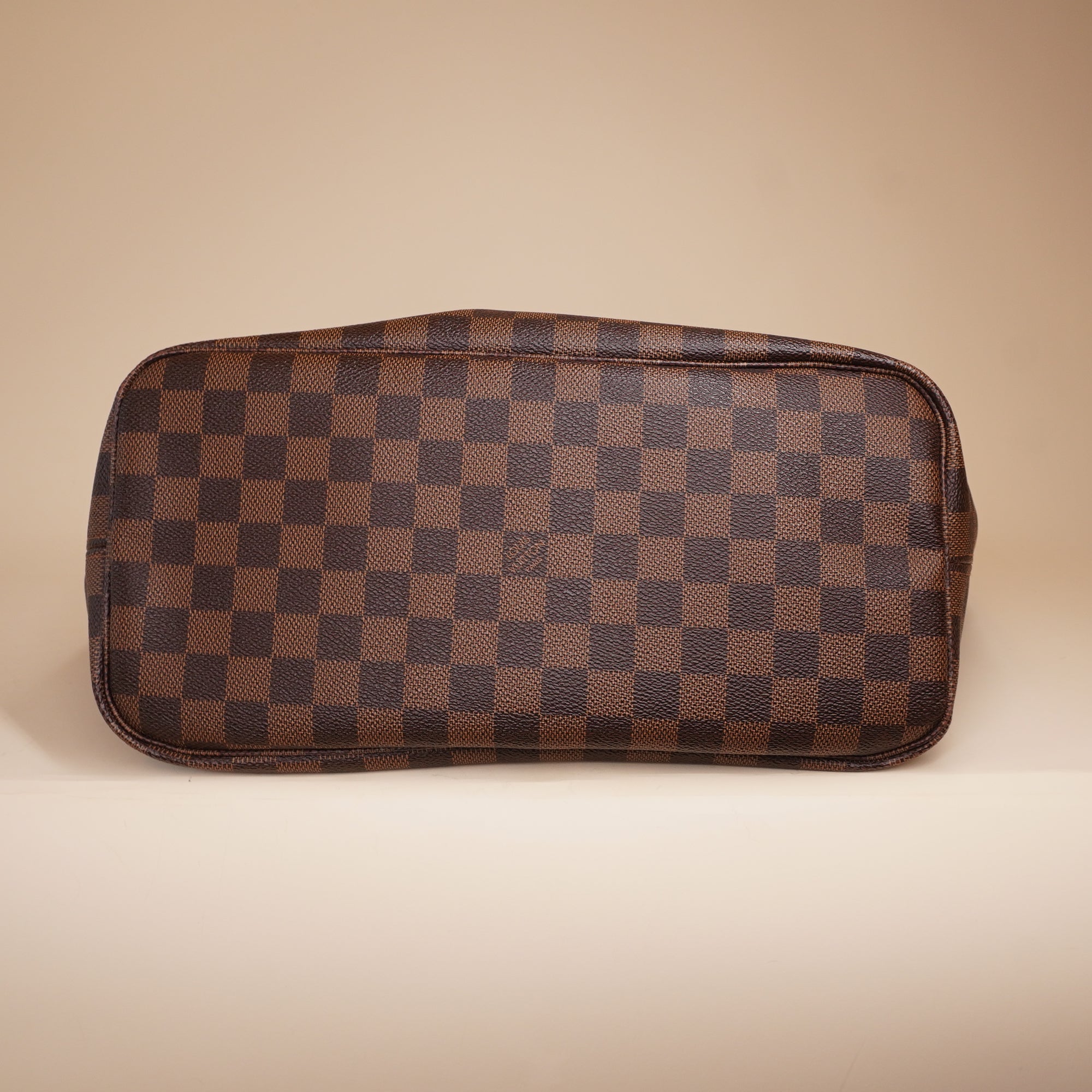 PRE-OWNED LV Neverfull MM Totebag Damier Ebene