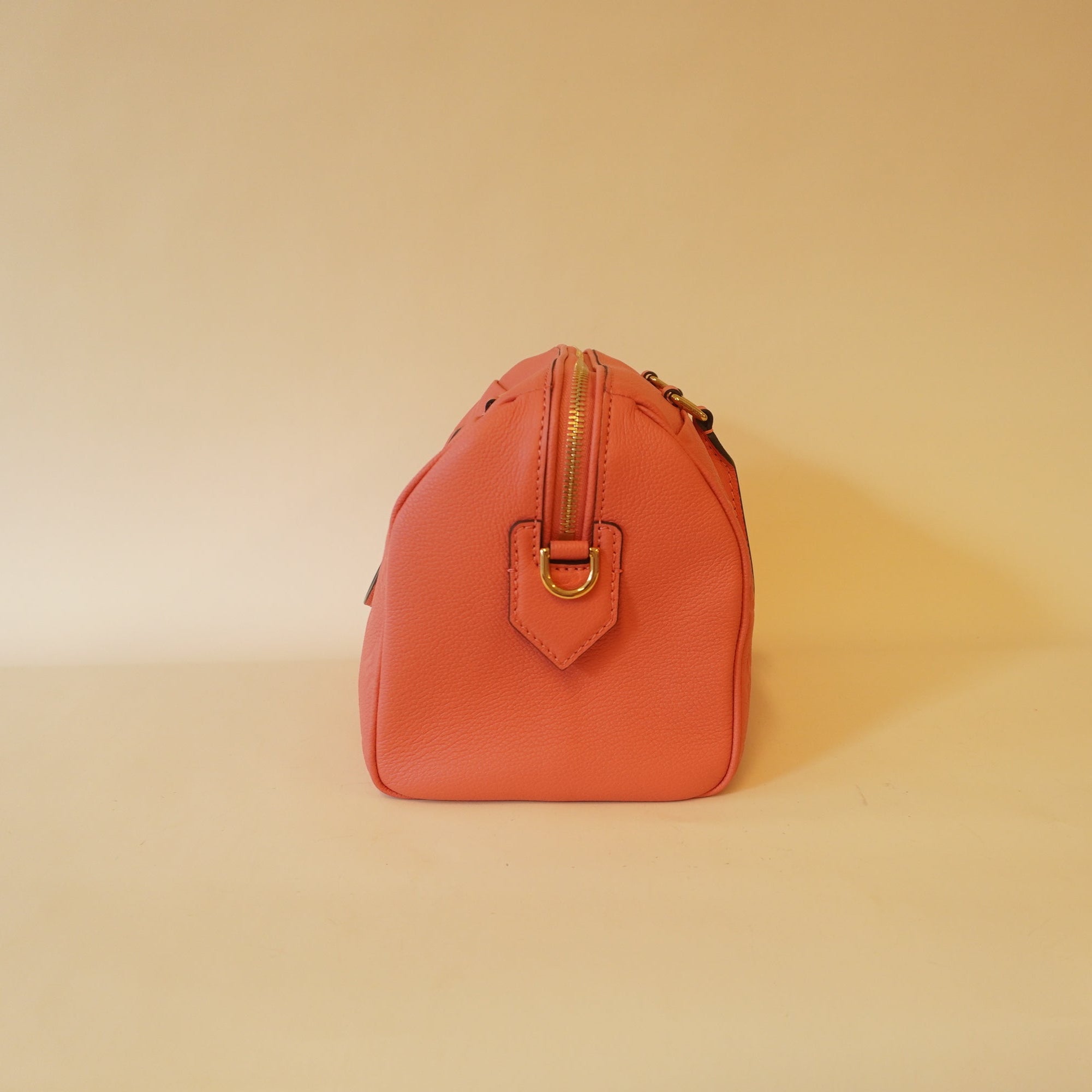 PRE-OWNED LV Pink Blossom Speedy 25 Monogram Empreinte Shoulder Bag