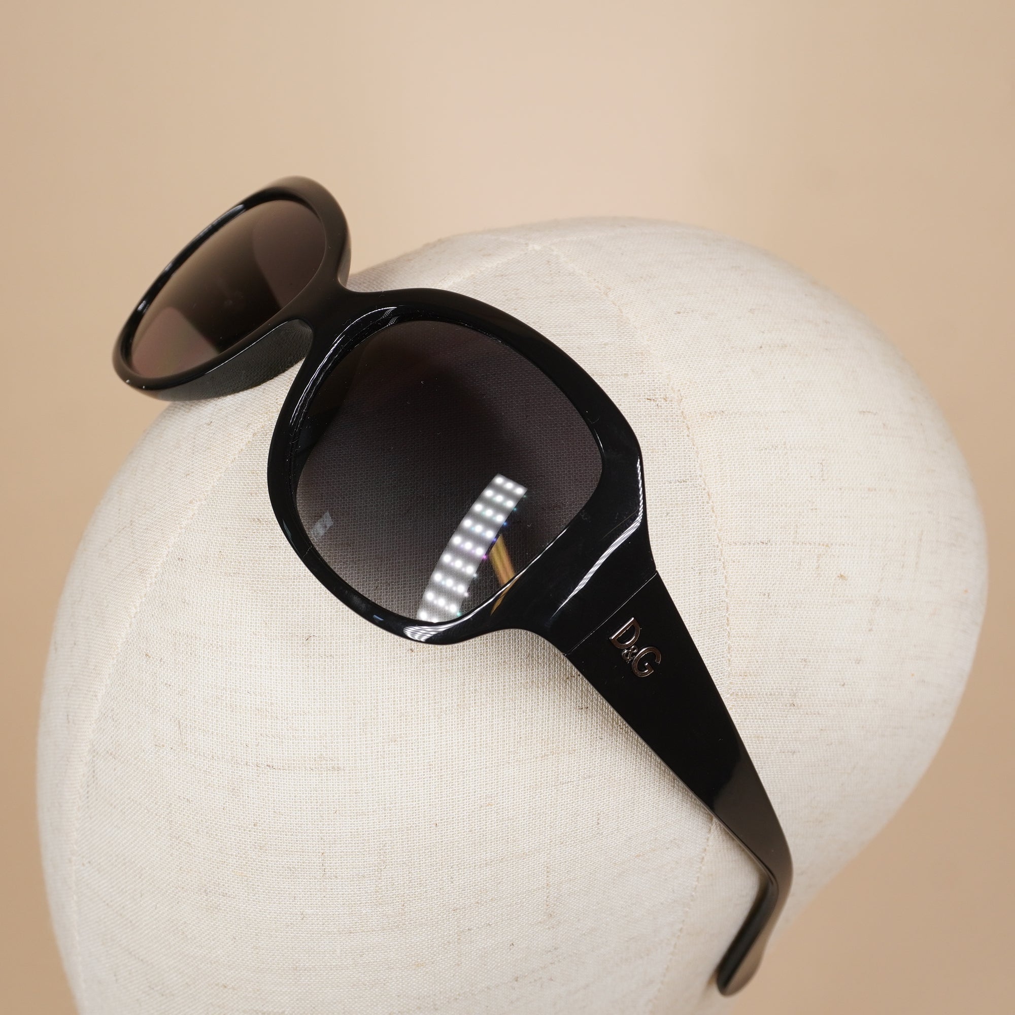 PRE-OWNED D&G Style Black Sunglasses