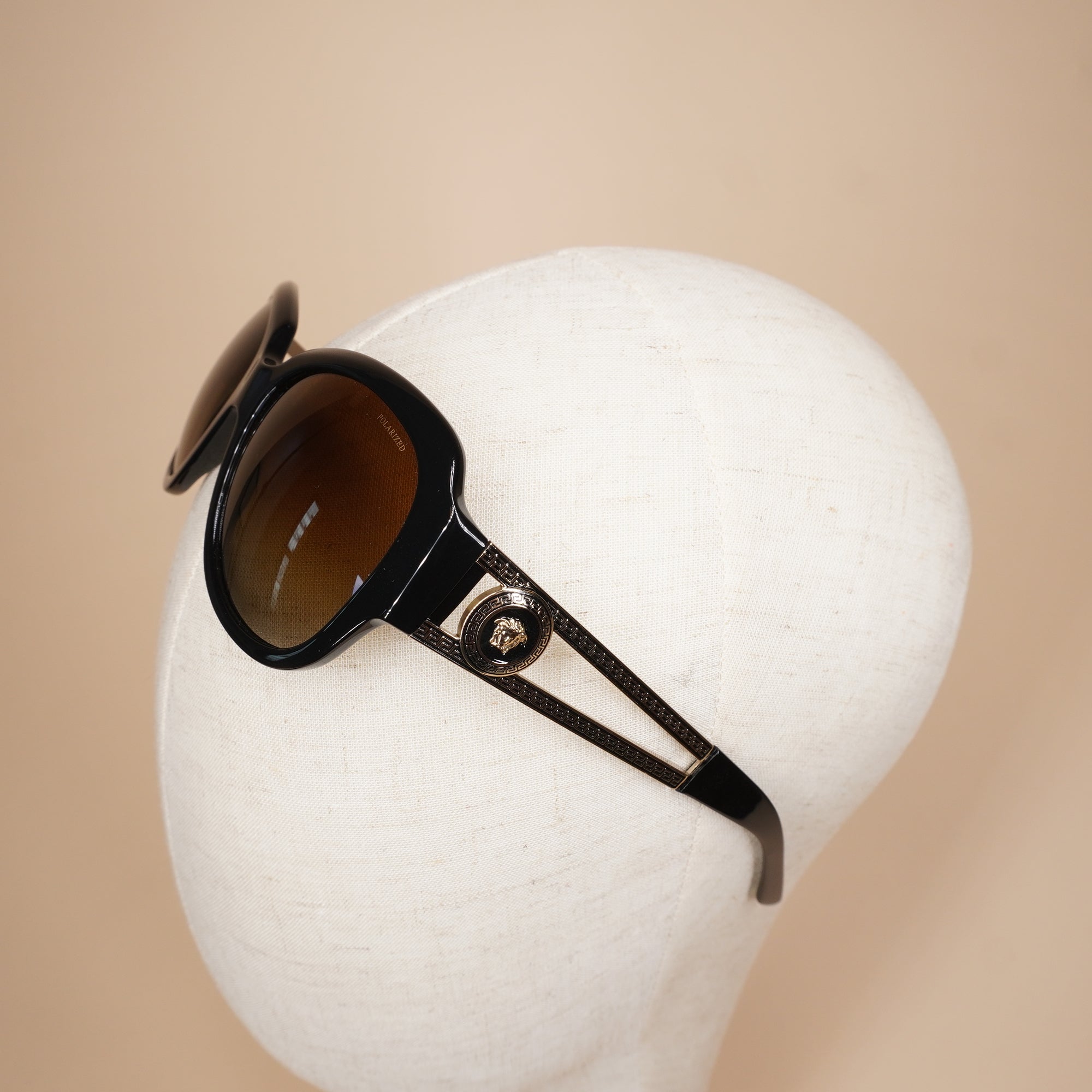 PRE-OWNED Sunglasses Women's Black/Polarized Brown Gradient