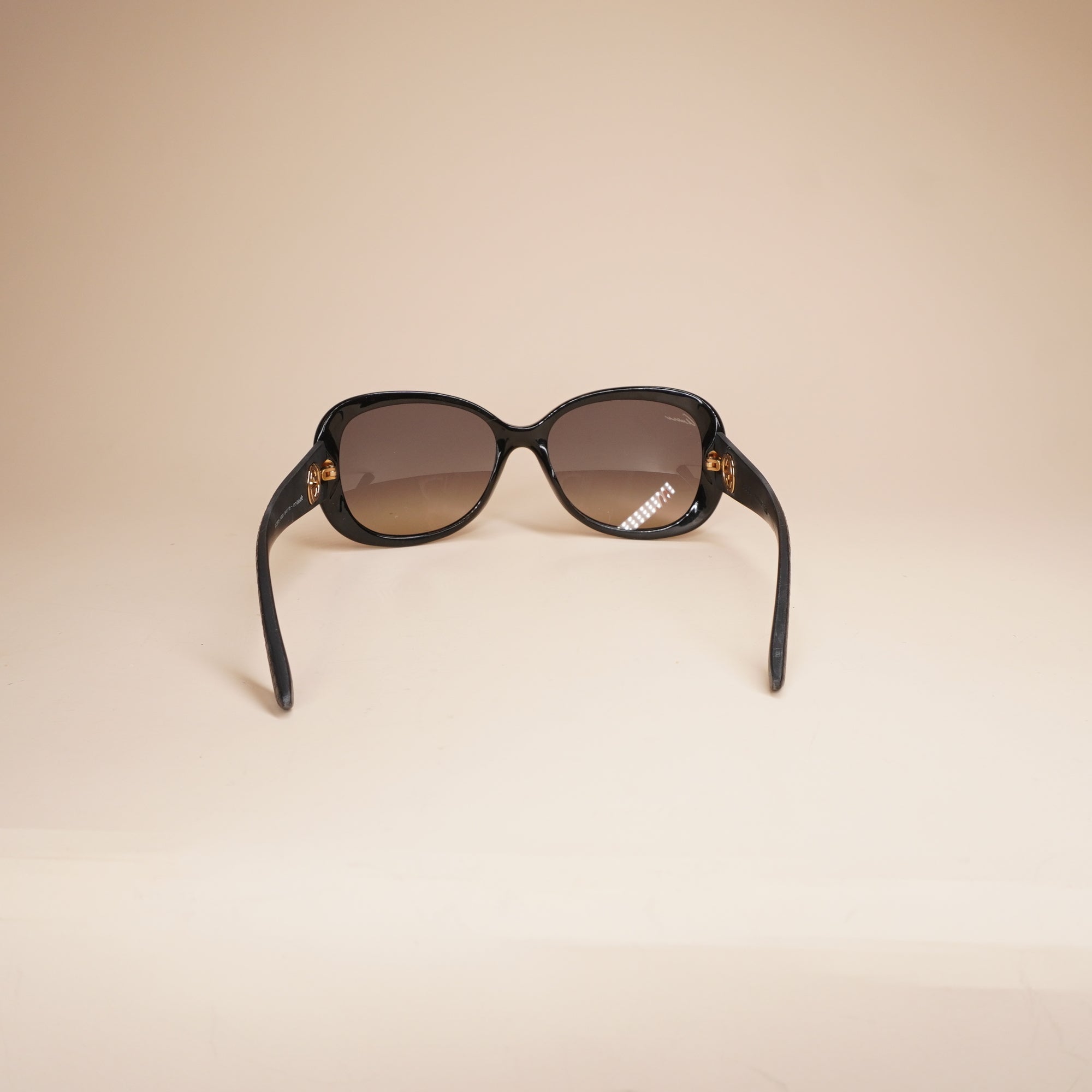 PRE-OWNED GG 3787/S Black Acetate Frame Tint Sunglasses