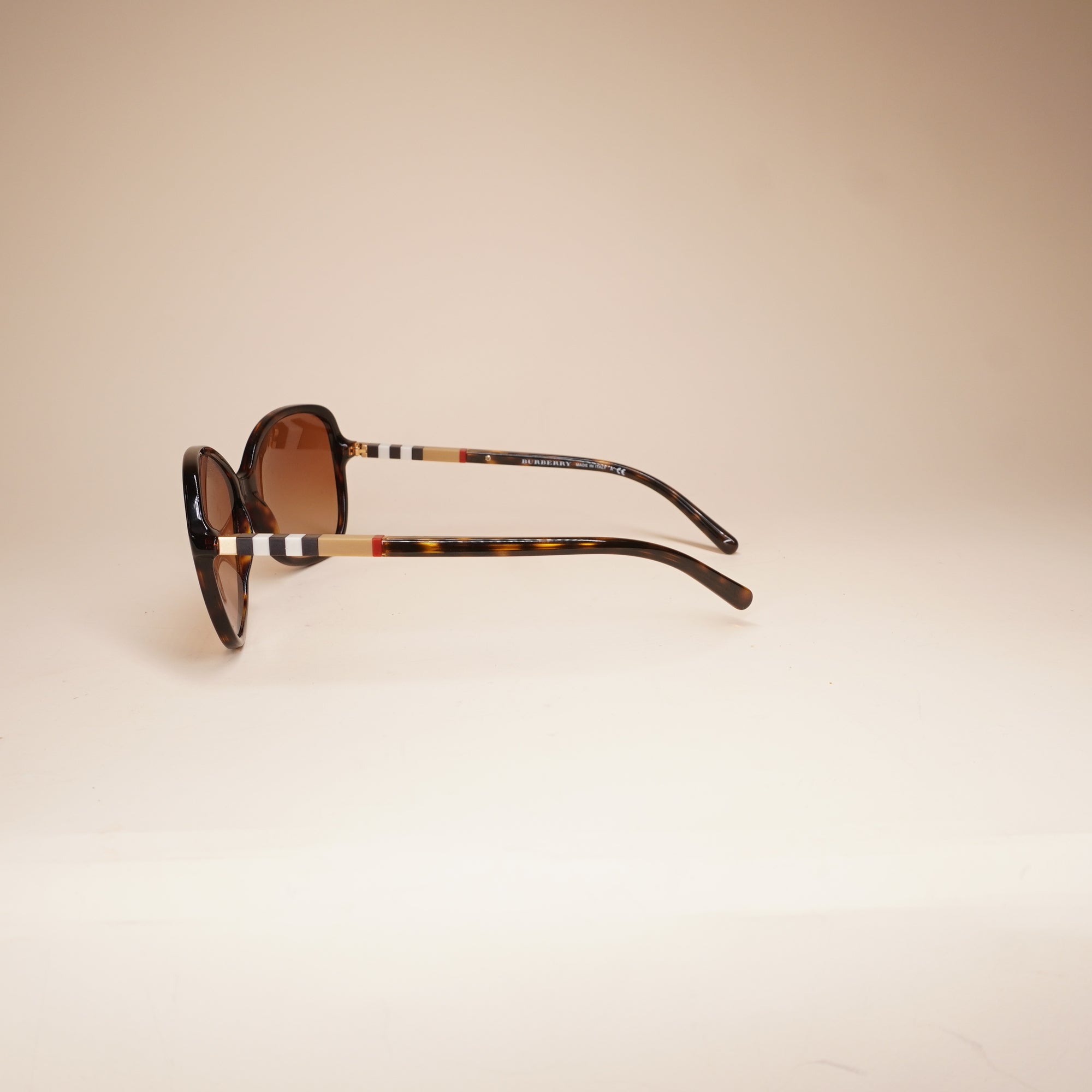 PRE-OWNED Dark Havana Brown Sunglasses