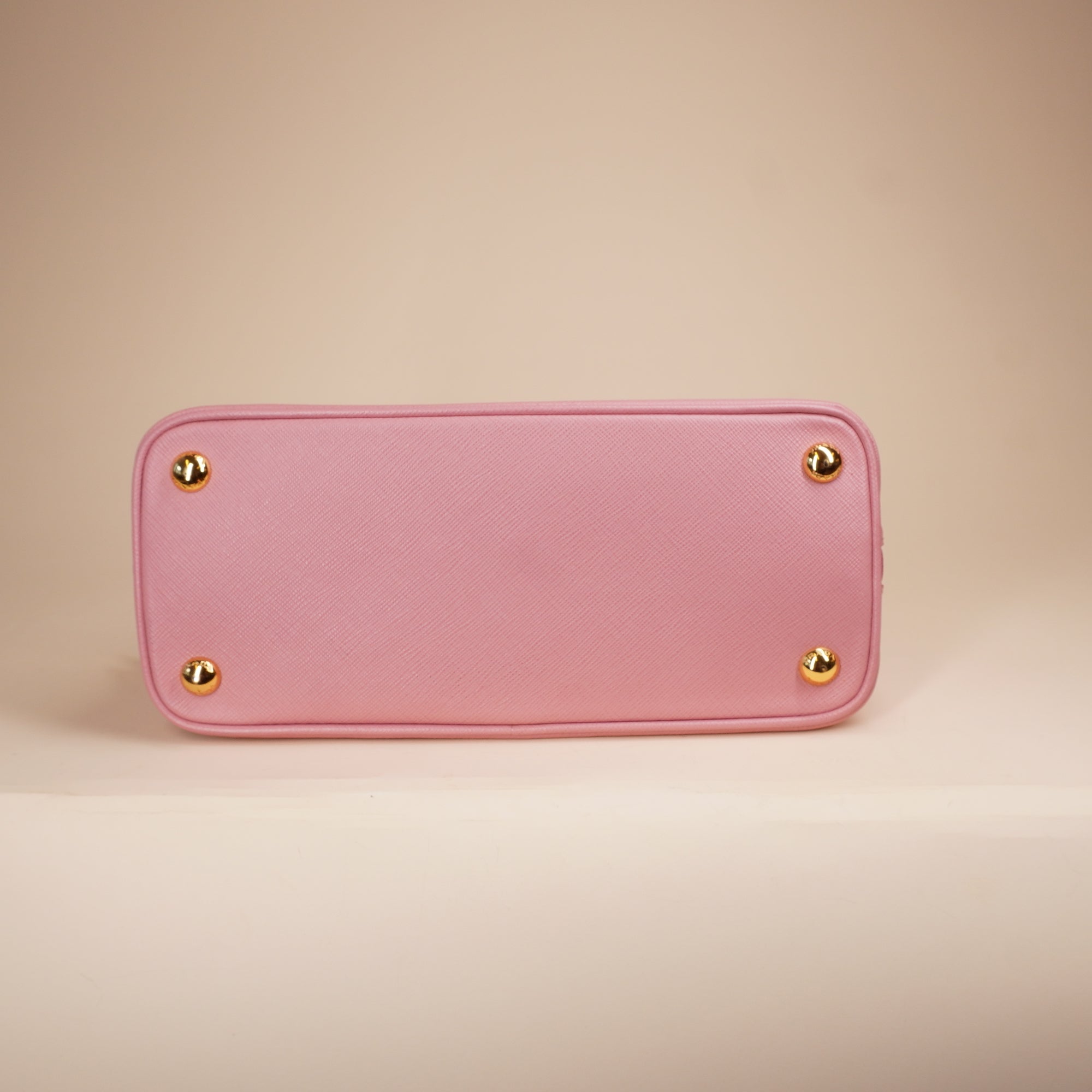 PRE-OWNED Mini Saffiano Pink Lux Promenade Bag