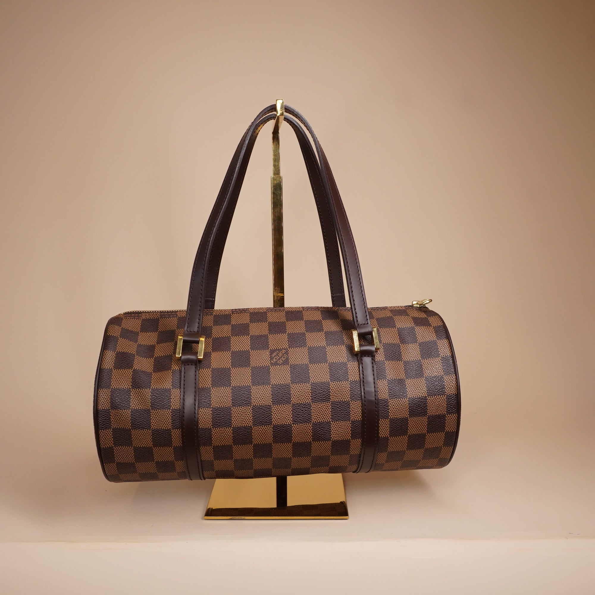 PRE-OWNED LV Brown Damier Ebene Papillon 30 with Baby Bag