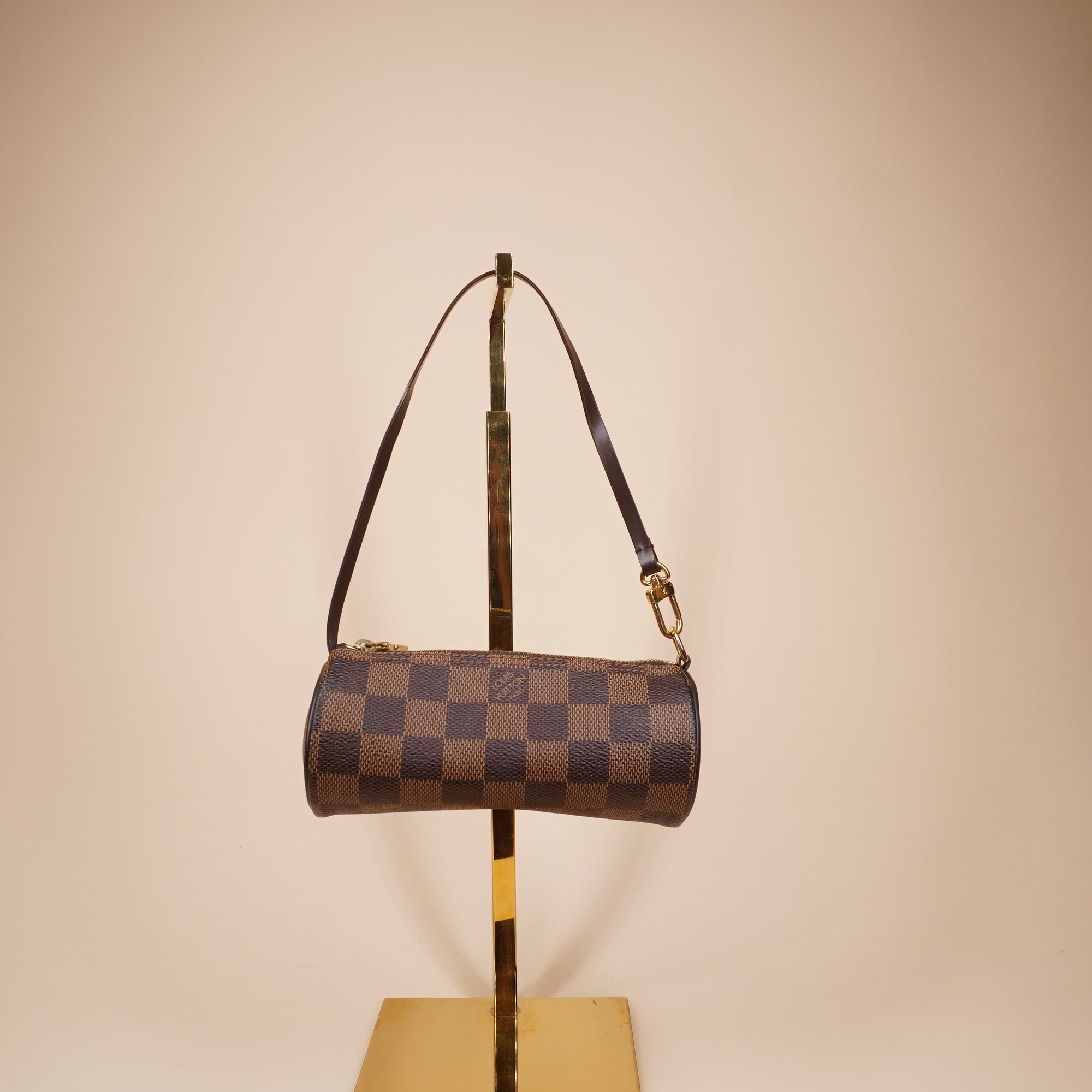 PRE-OWNED LV Brown Damier Ebene Papillon 30 with Baby Bag