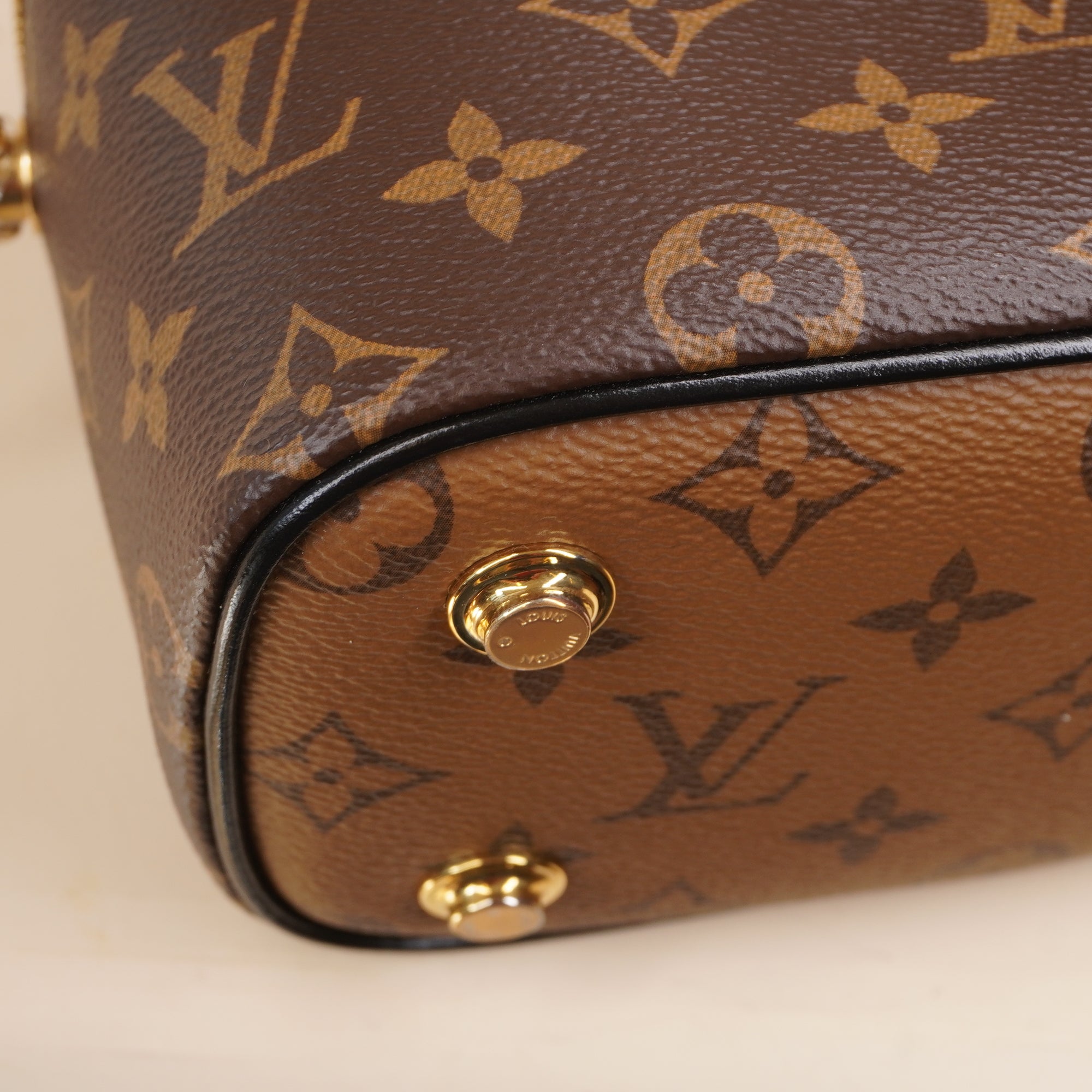 PRE-OWNED LV Monogram/Reverse Monogram Canvas Vanity PM