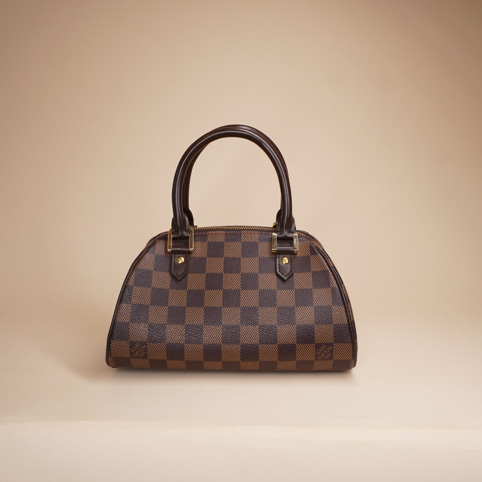 PRE-OWNED LV Damier Ebene Ribera Mini Handbag