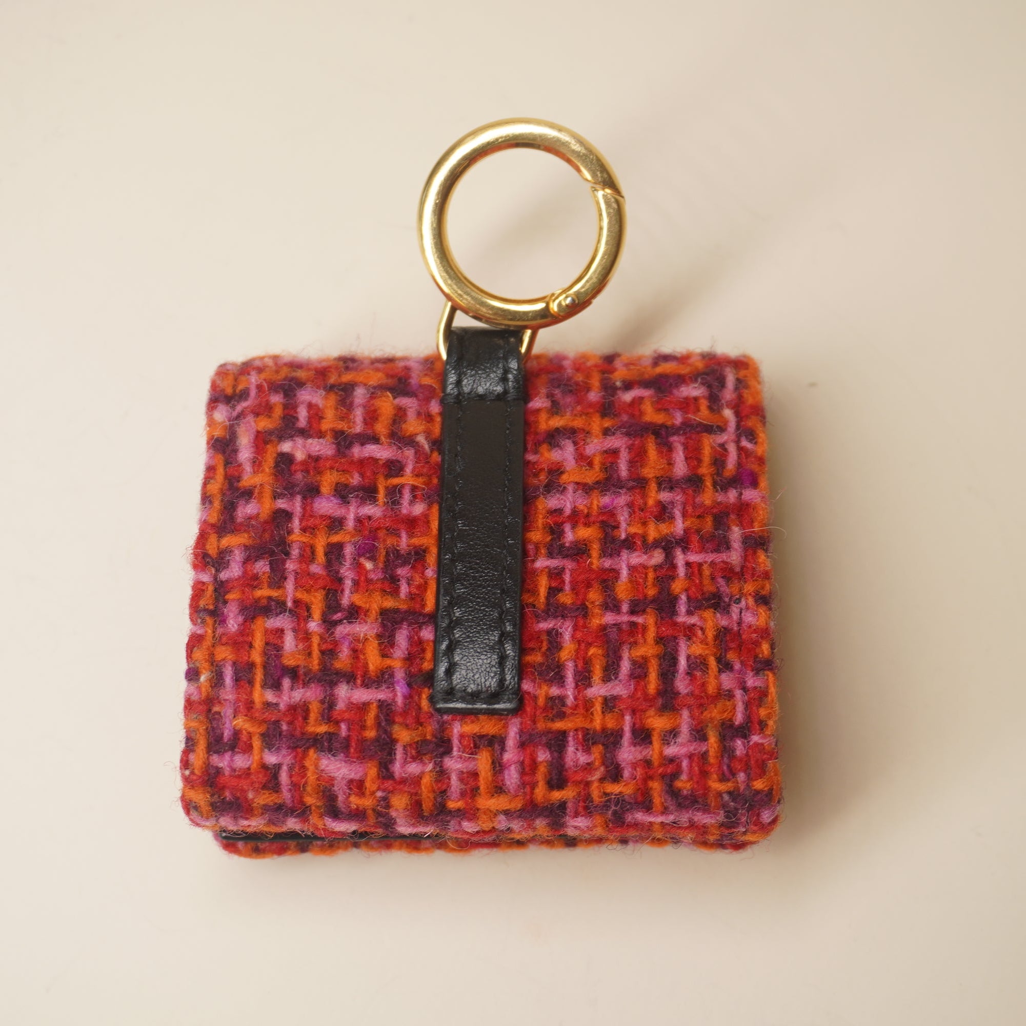 PRE-OWNED Tweed Woven Quadrillage Monogram Airpods Pro Case