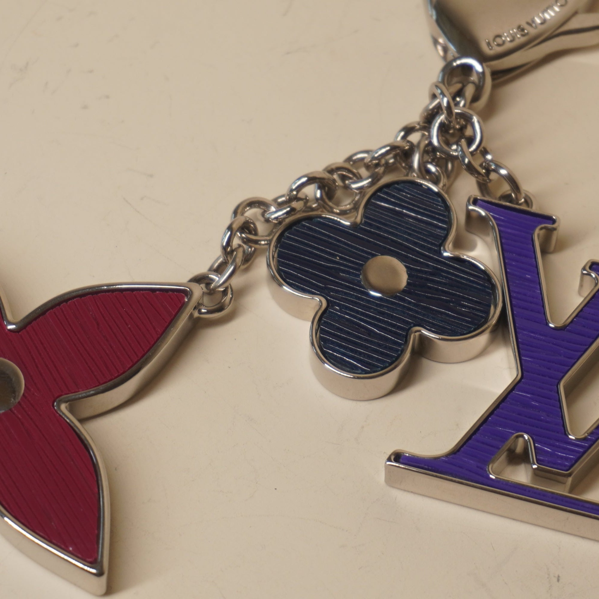PRE-OWNED EPI Multicolor Monogram Bag Charm