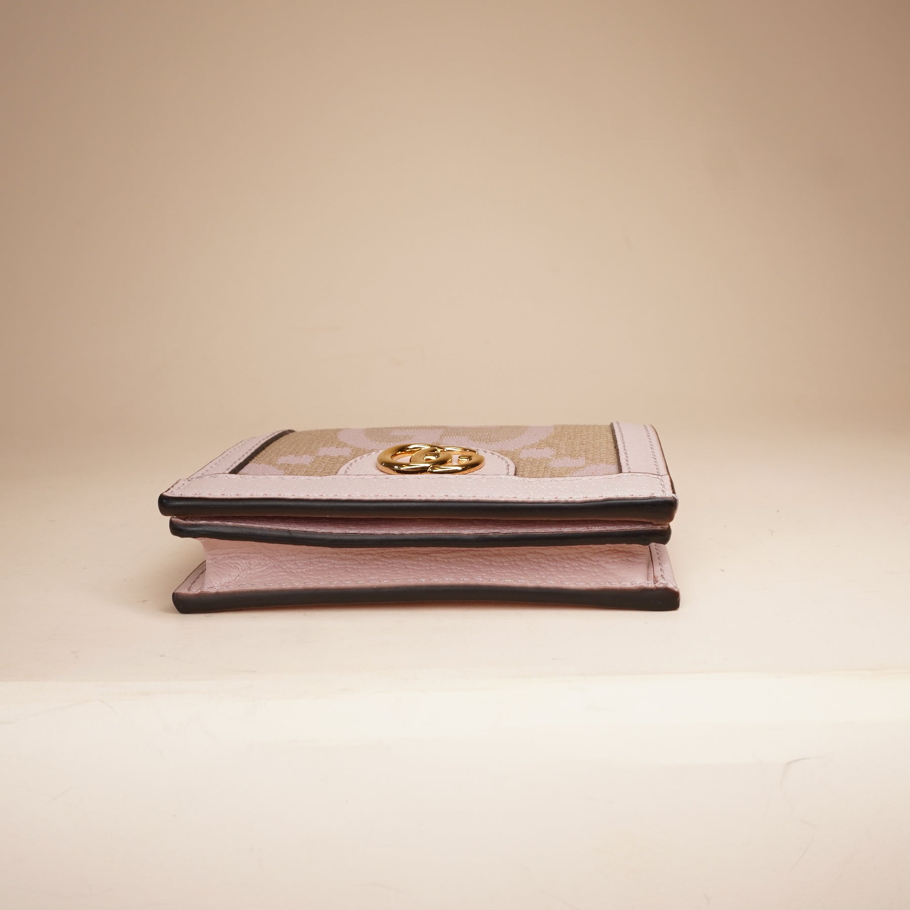 PRE-OWNED GG Ophidia Jumbo Leather Trimmed Wallet