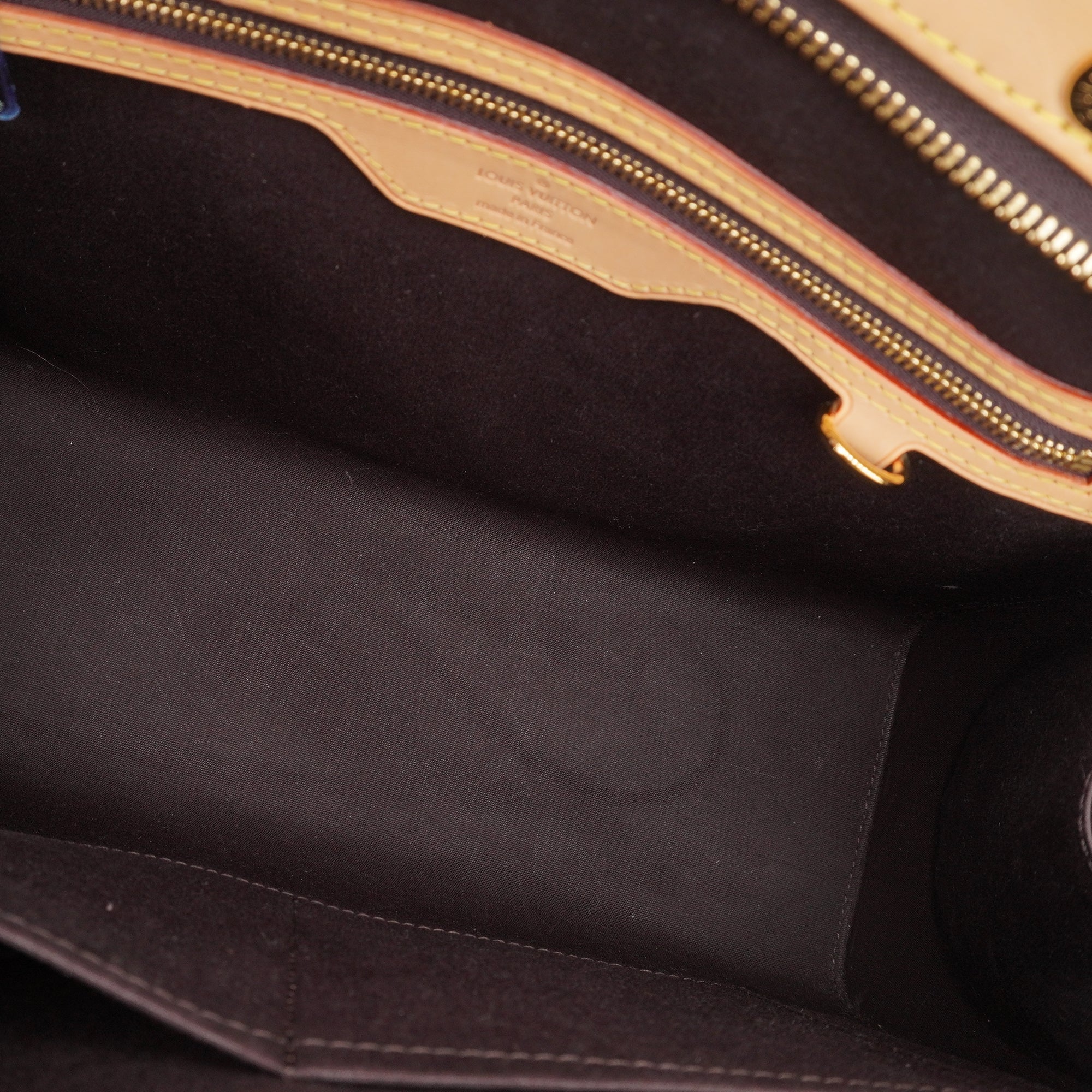 PRE-OWNED LV Amarante Monogram Vernis Brea MM Bag