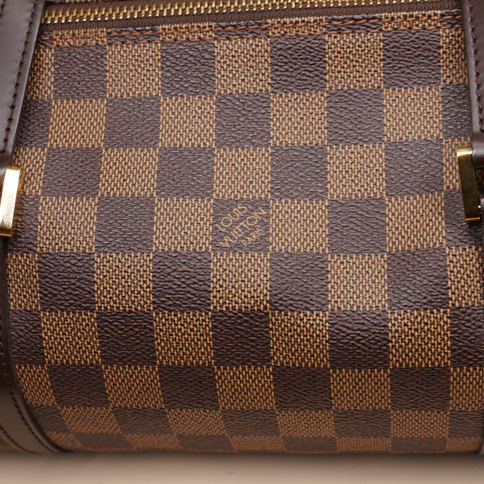 PRE-OWNED LV Damier Papillon 30 With Baby Bag