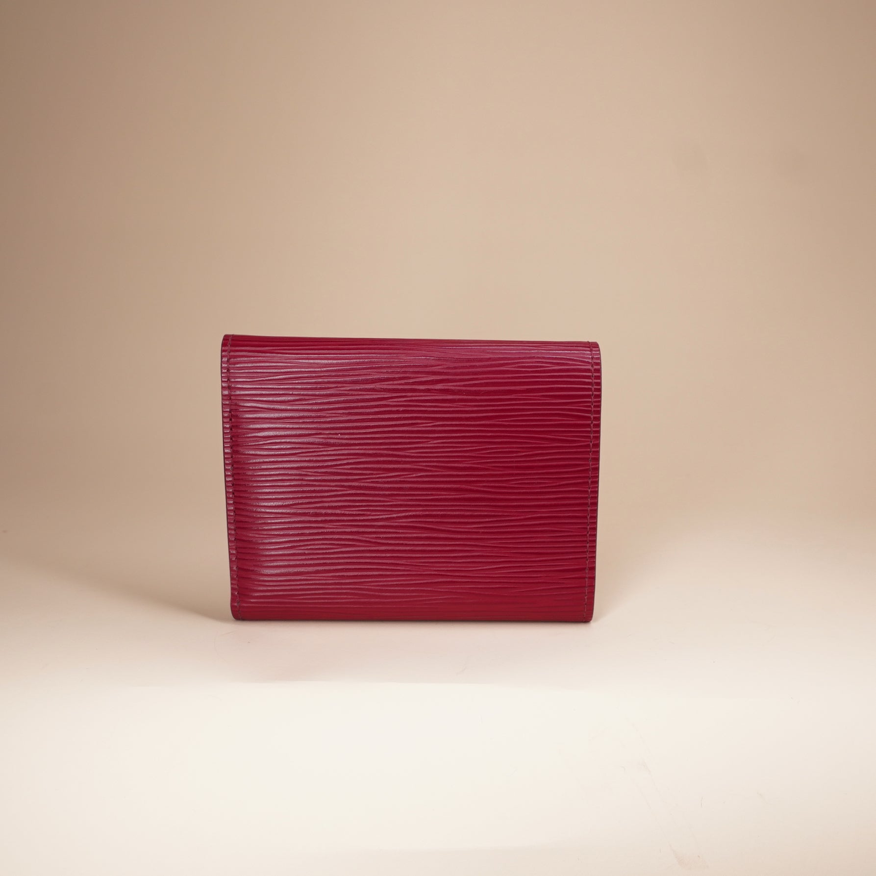 PRE-OWNED LV Fuchsia Epi Leather Victorine Wallet
