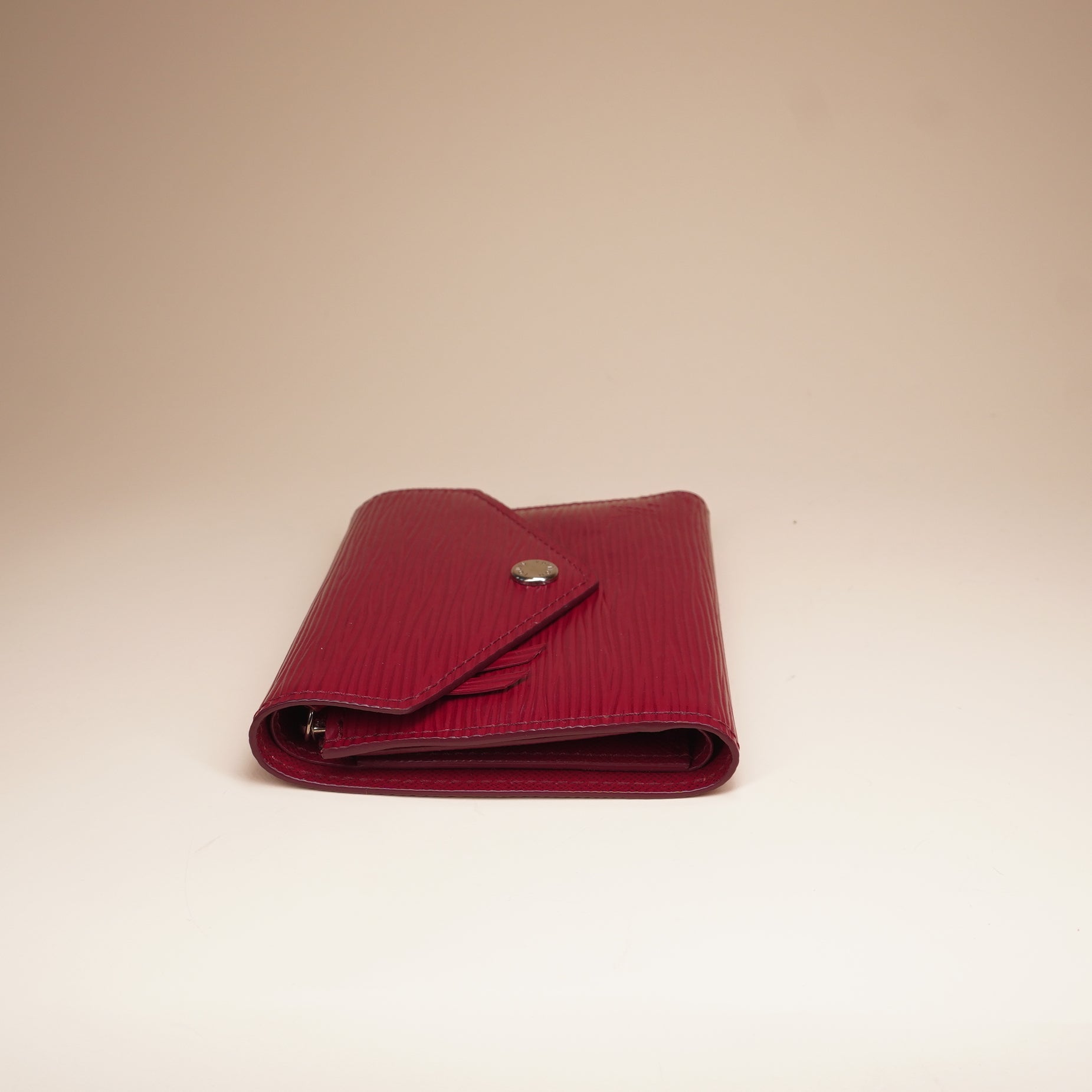 PRE-OWNED LV Fuchsia Epi Leather Victorine Wallet