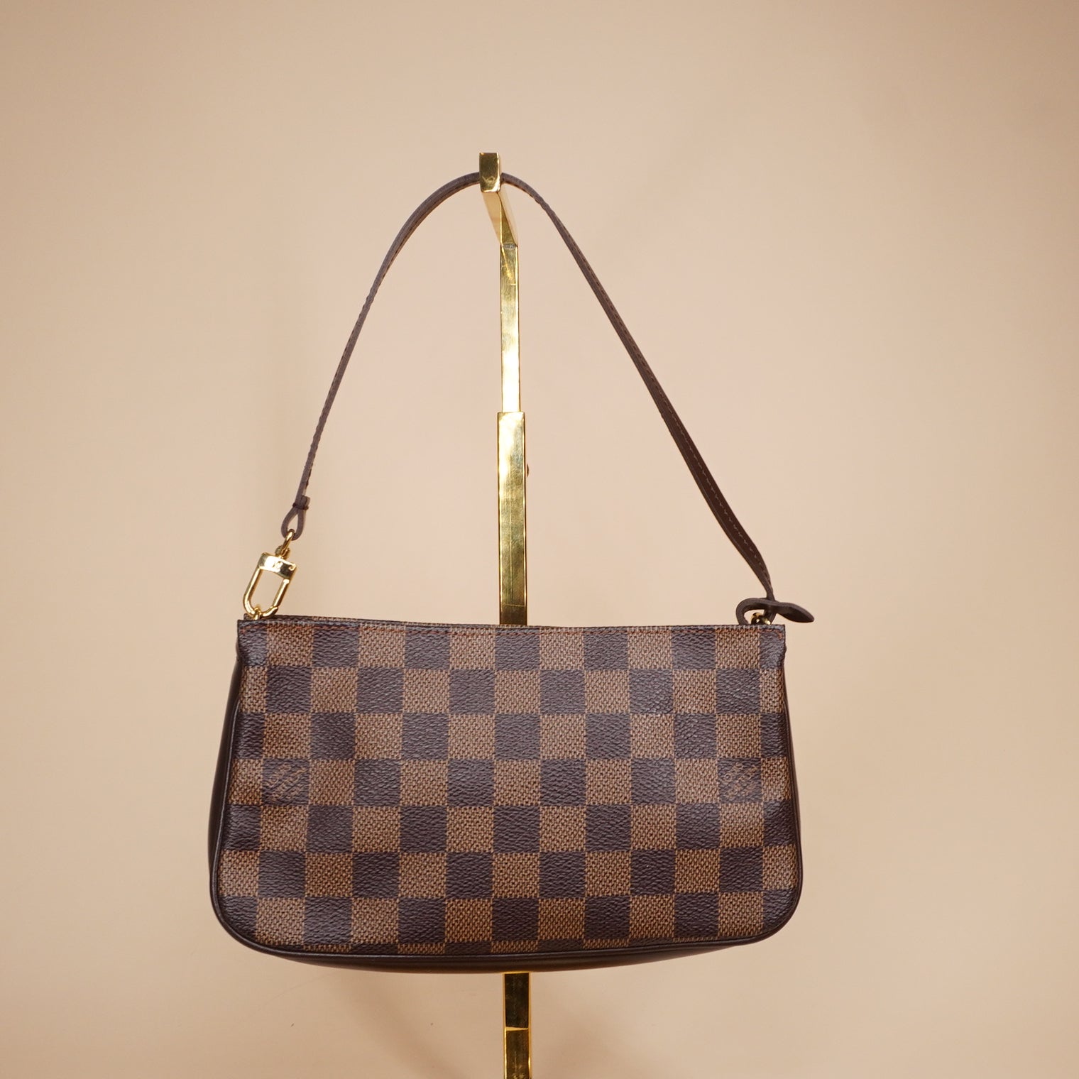PRE-OWNED LV Damier Canvas Navona Accessories Pochette Bag