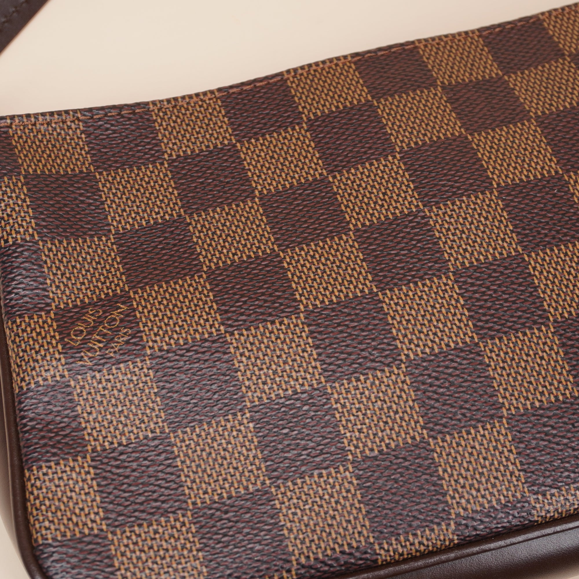PRE-OWNED LV Damier Canvas Navona Accessories Pochette Bag