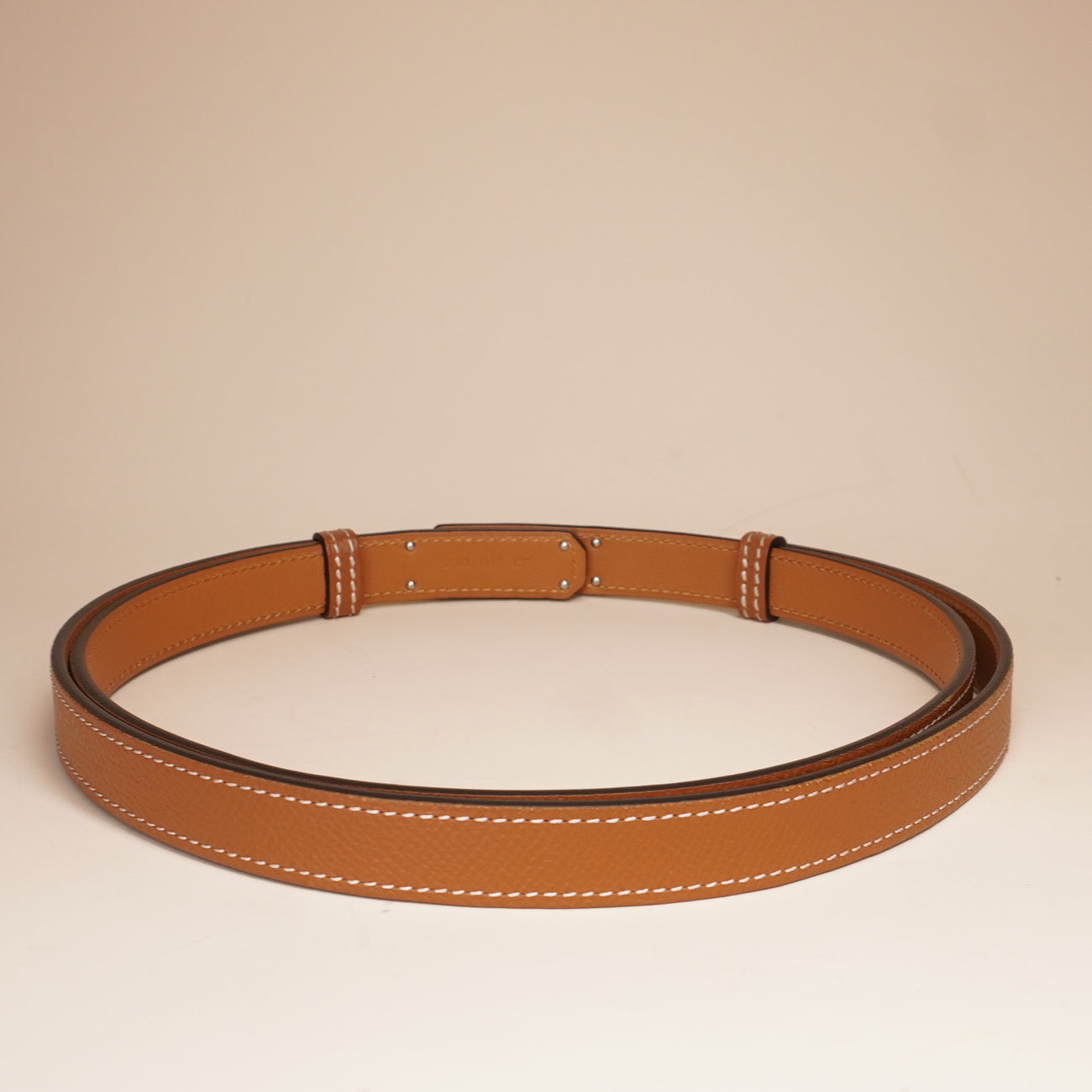 PRE-OWNED Epsom Kelly Belt Gold
