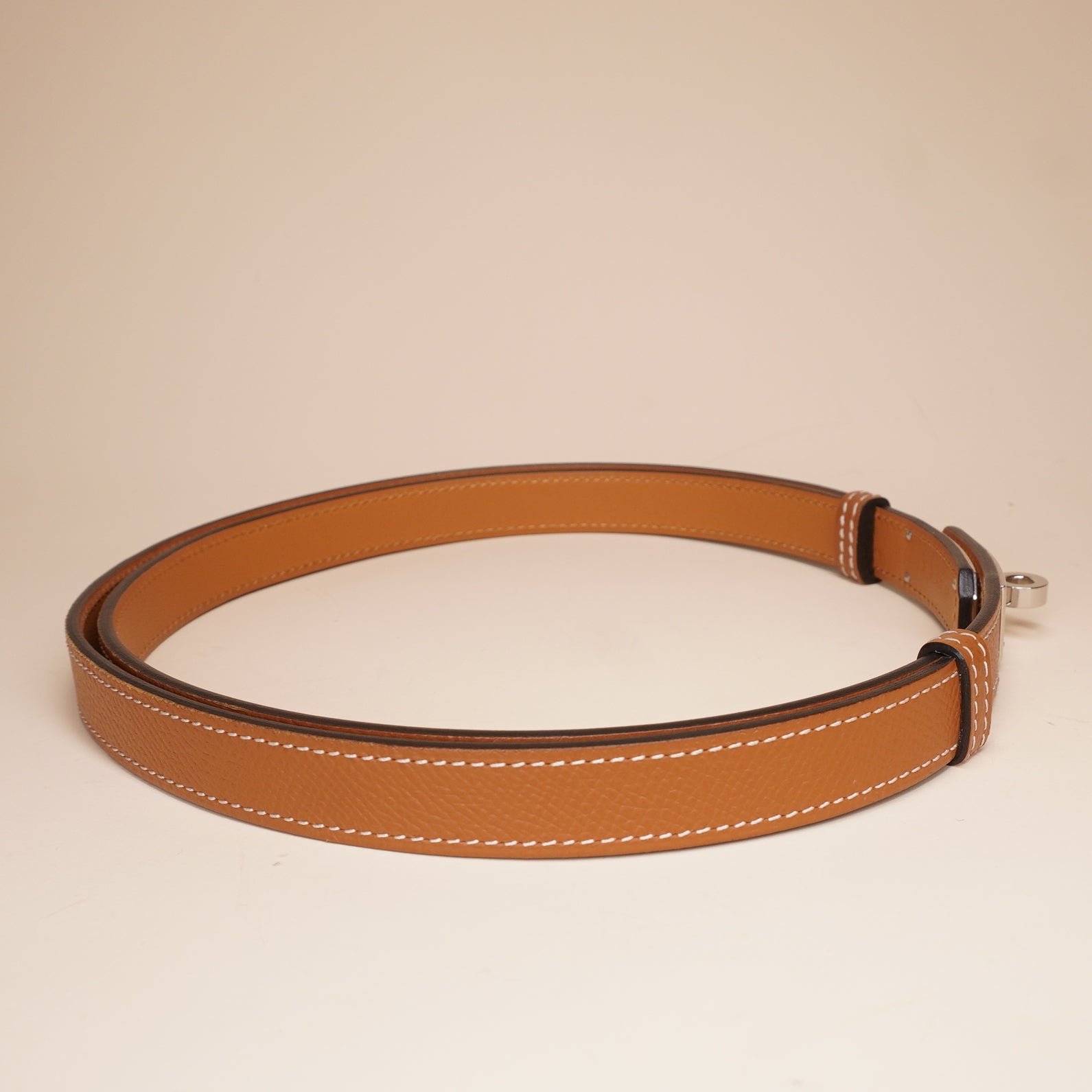 PRE-OWNED Epsom Kelly Belt Gold