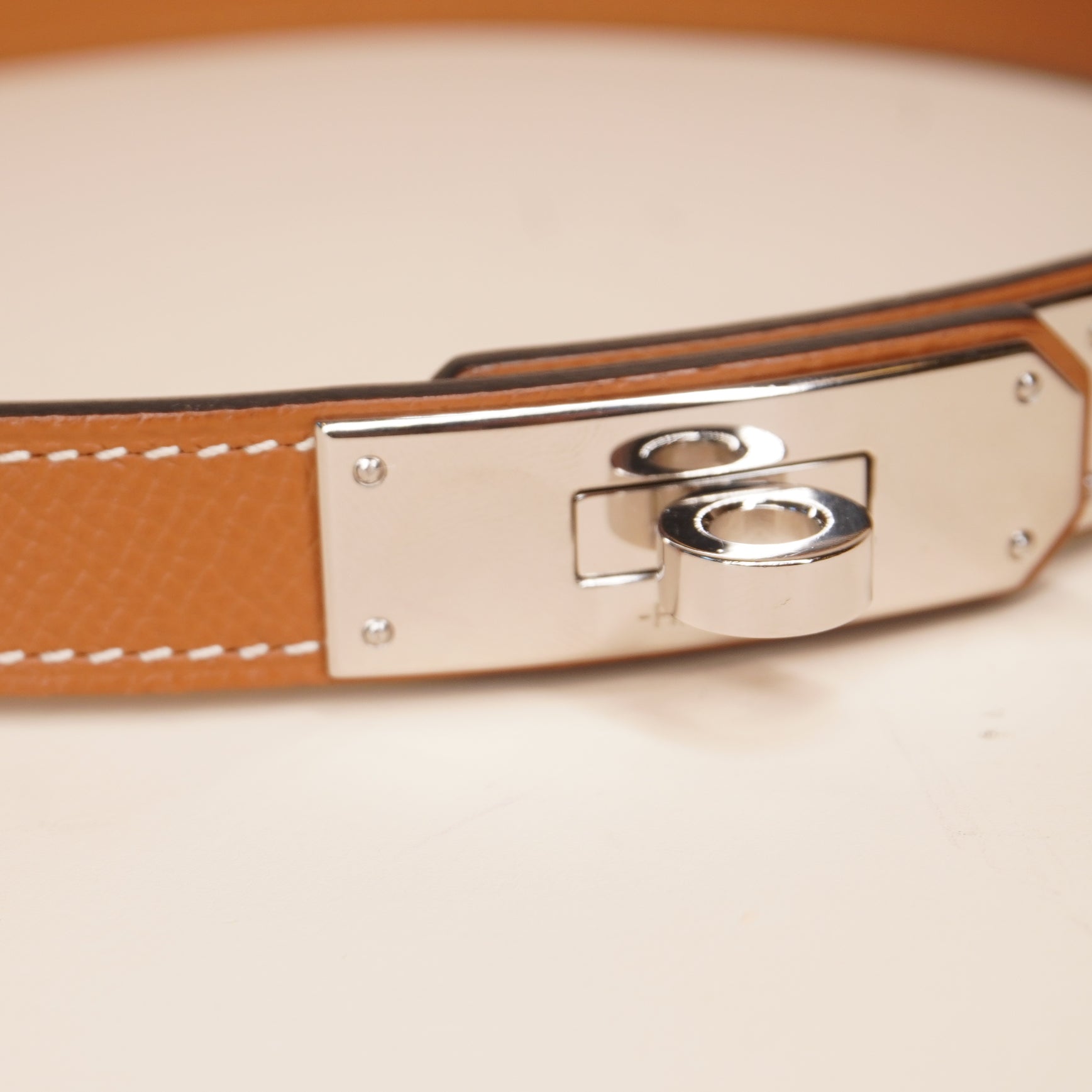 PRE-OWNED Epsom Kelly Belt Gold