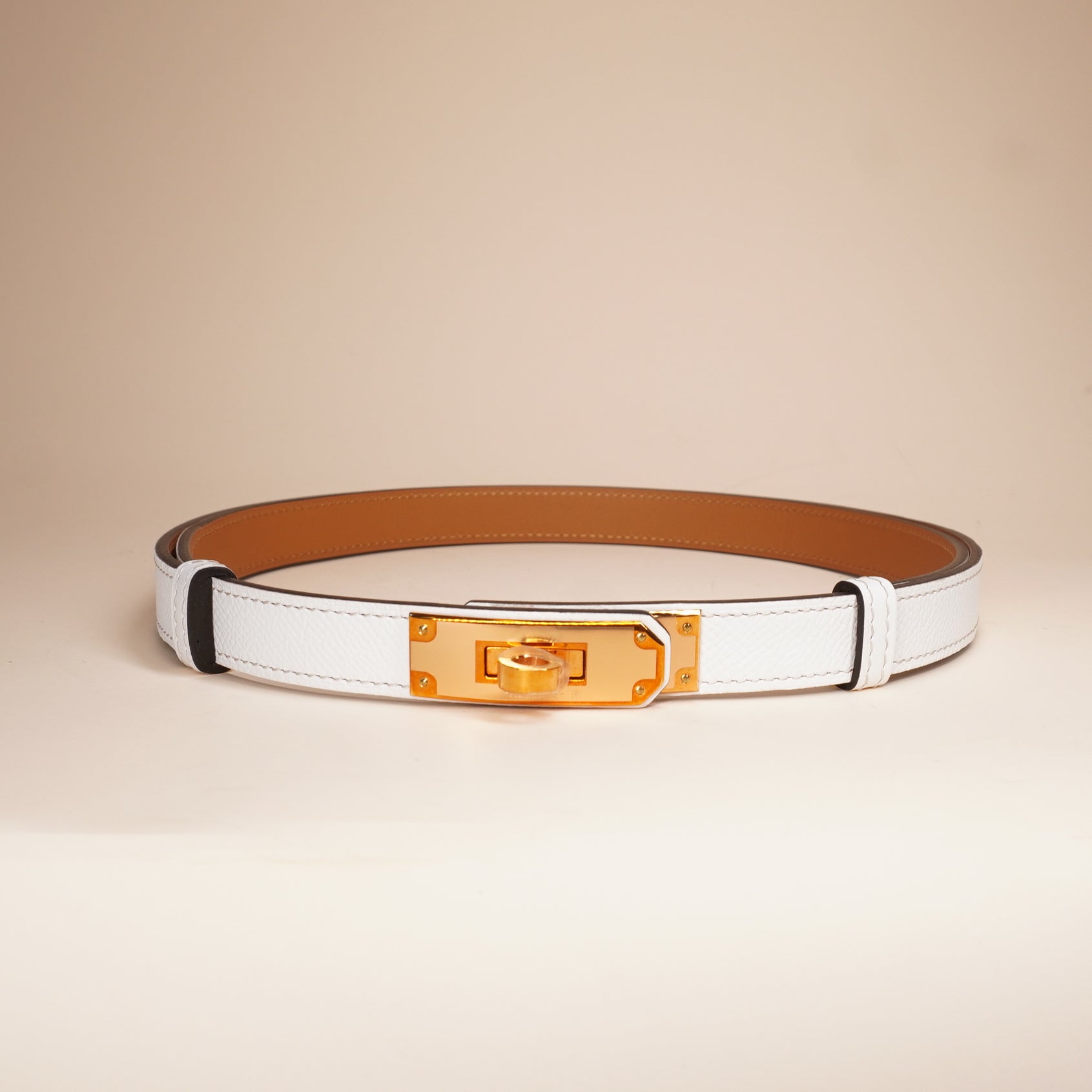 PRE-OWNED Kelly 18 White Belt