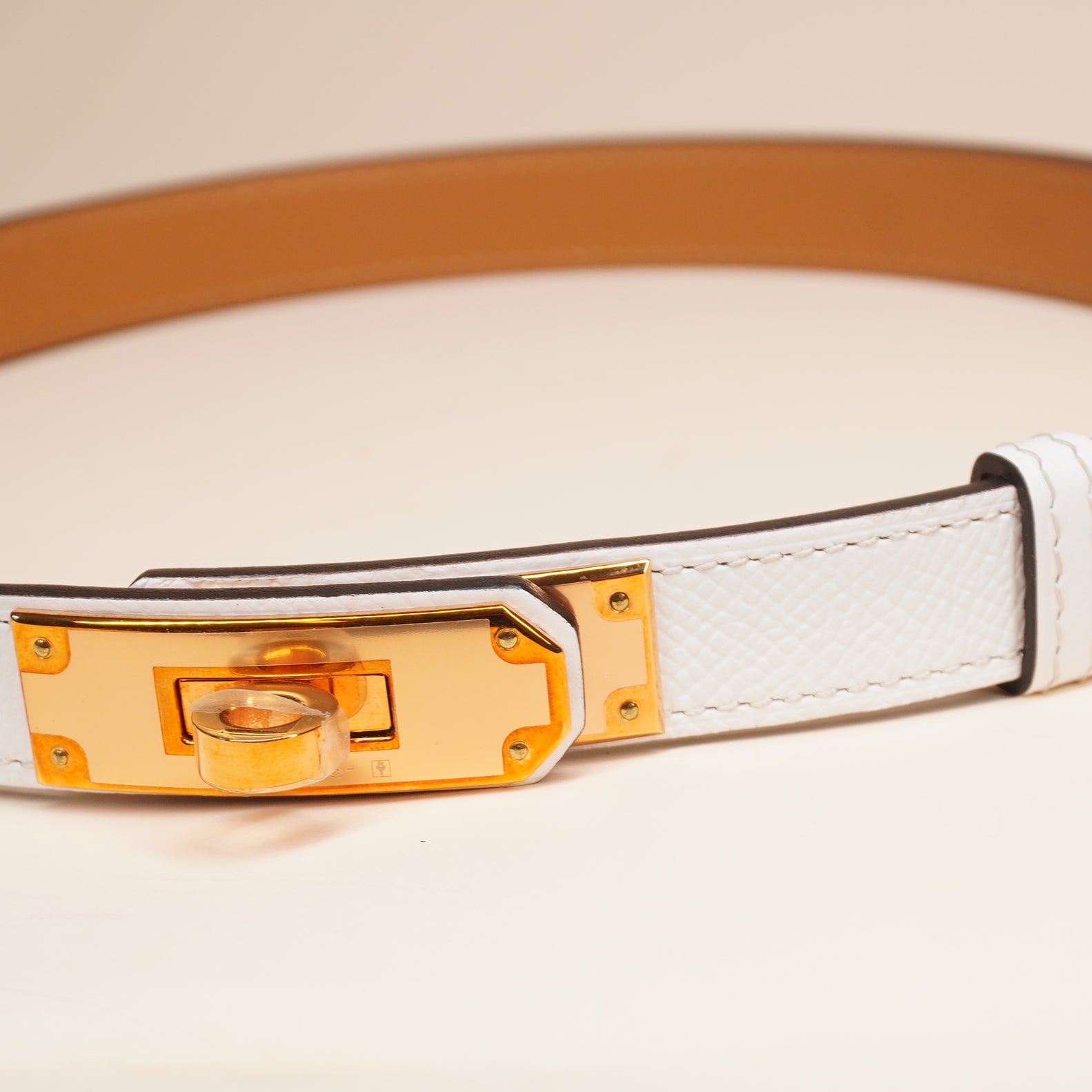 PRE-OWNED Kelly 18 White Belt